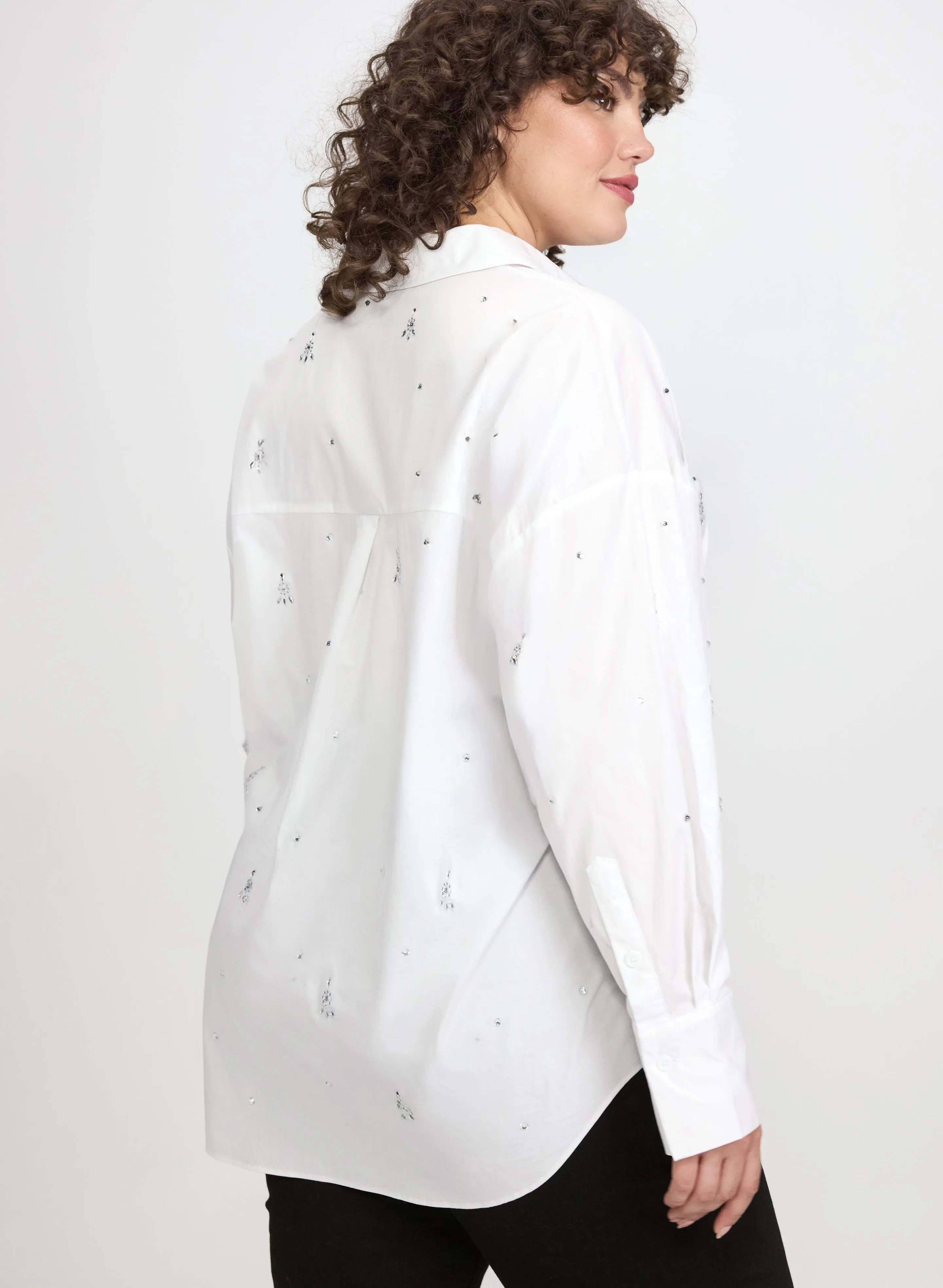 Joseph Ribkoff - Crystal Cluster Embellished Blouse sold by Laura product image thumbnail 2