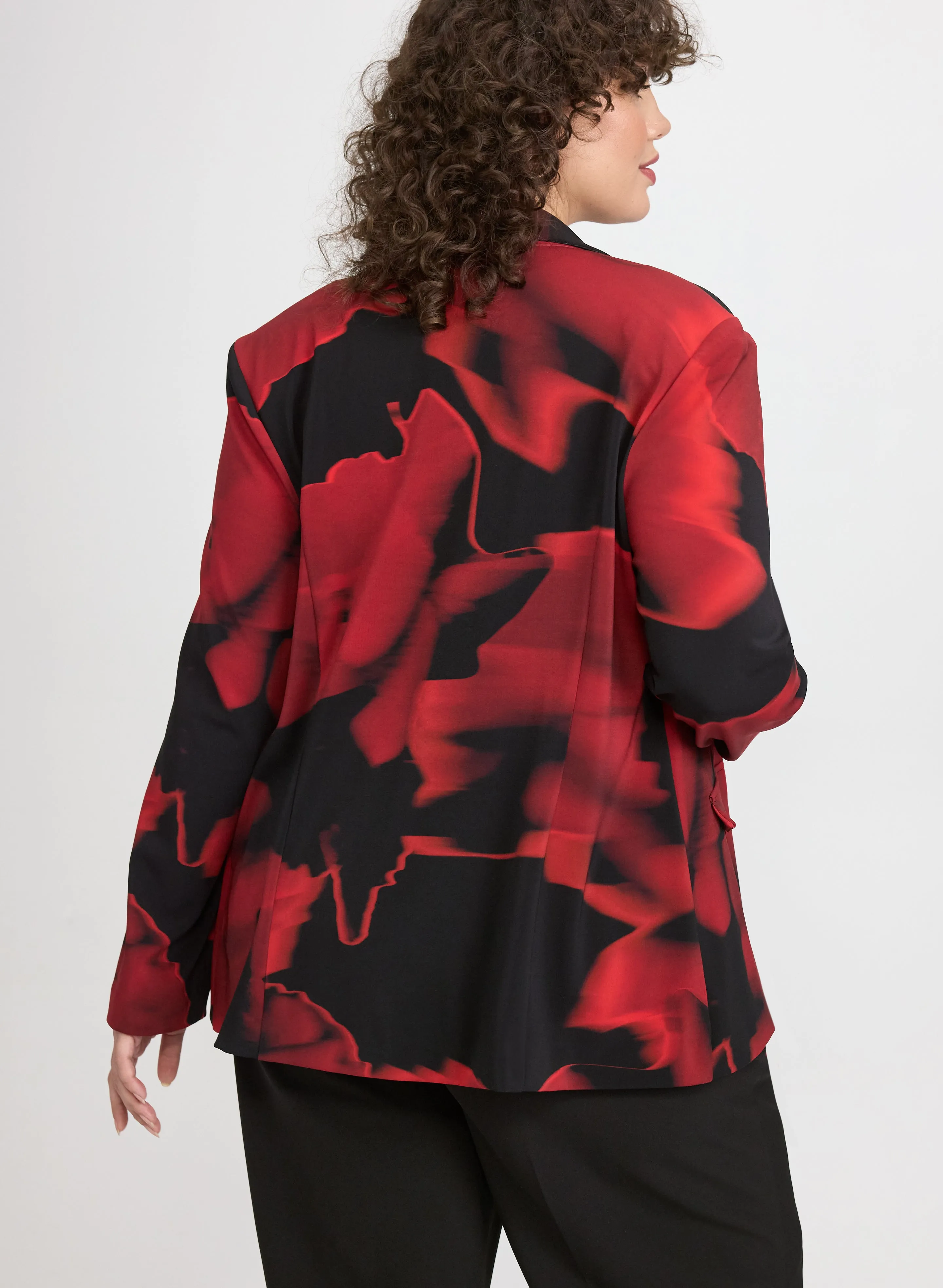 Joseph Ribkoff - Floral Peak Lapel Blazer sold by Laura product image thumbnail 3