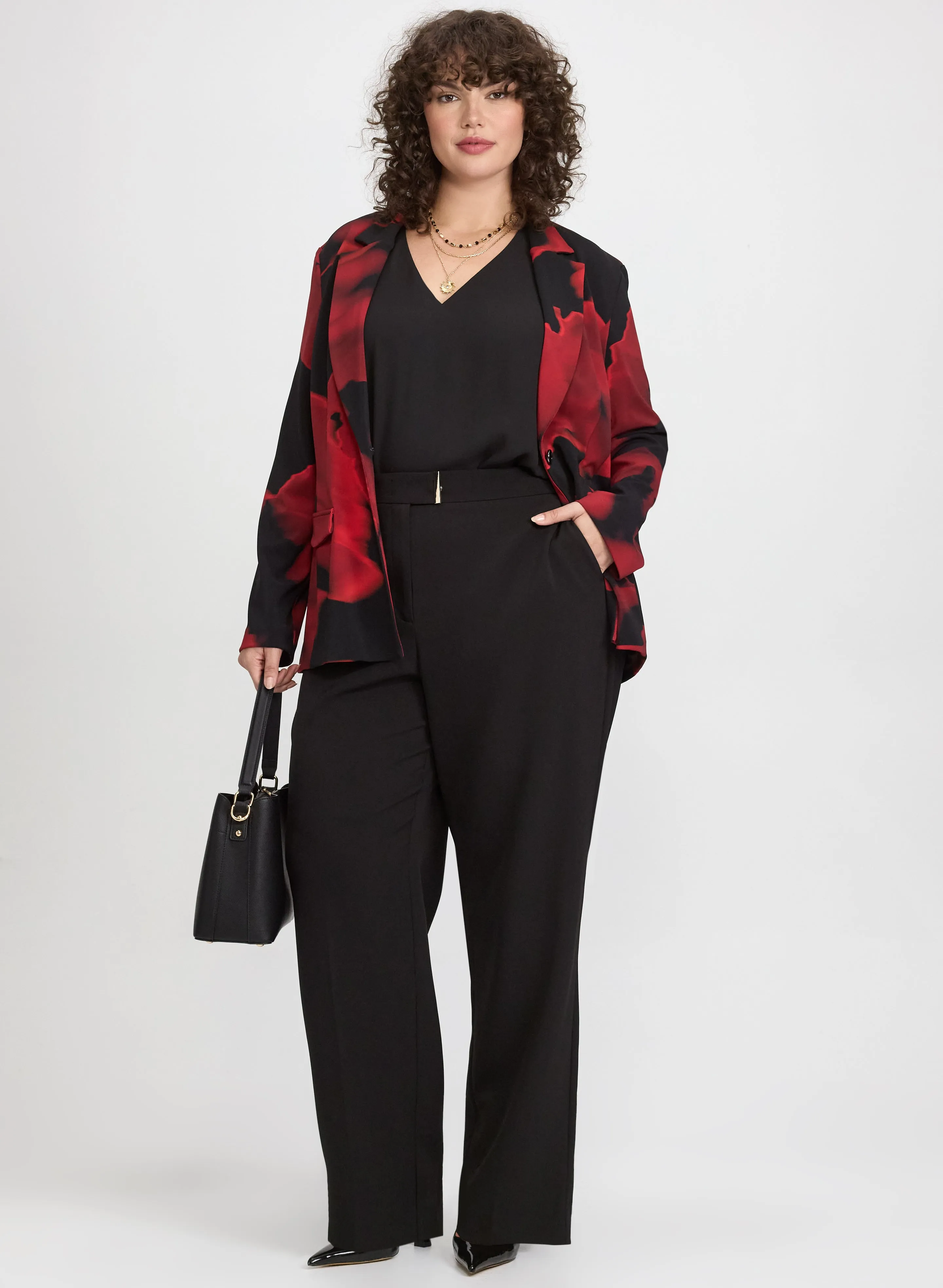 Joseph Ribkoff - Floral Peak Lapel Blazer sold by Laura product image thumbnail 4