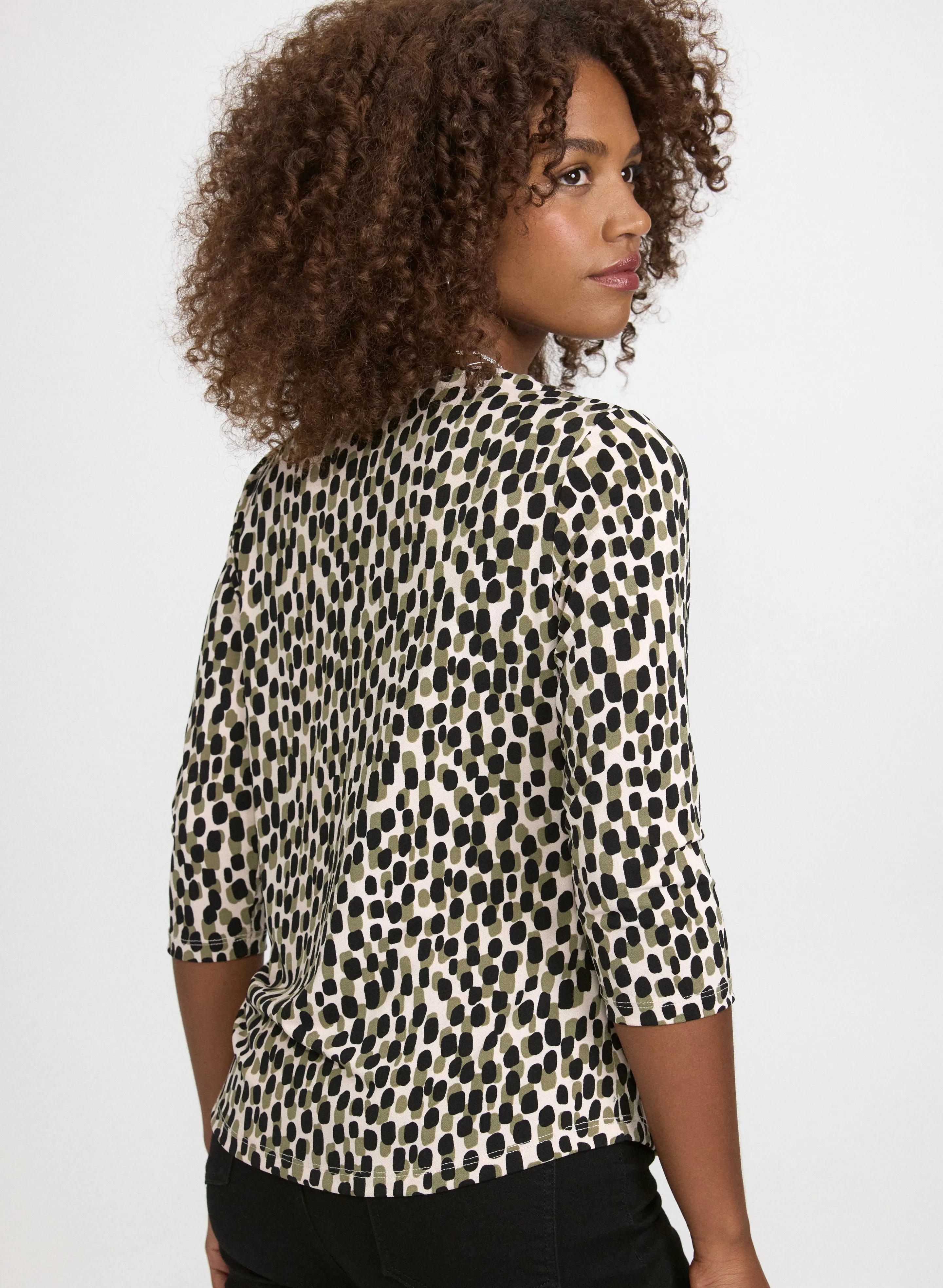 Mixed Polka Dot Top sold by Laura product image thumbnail 4