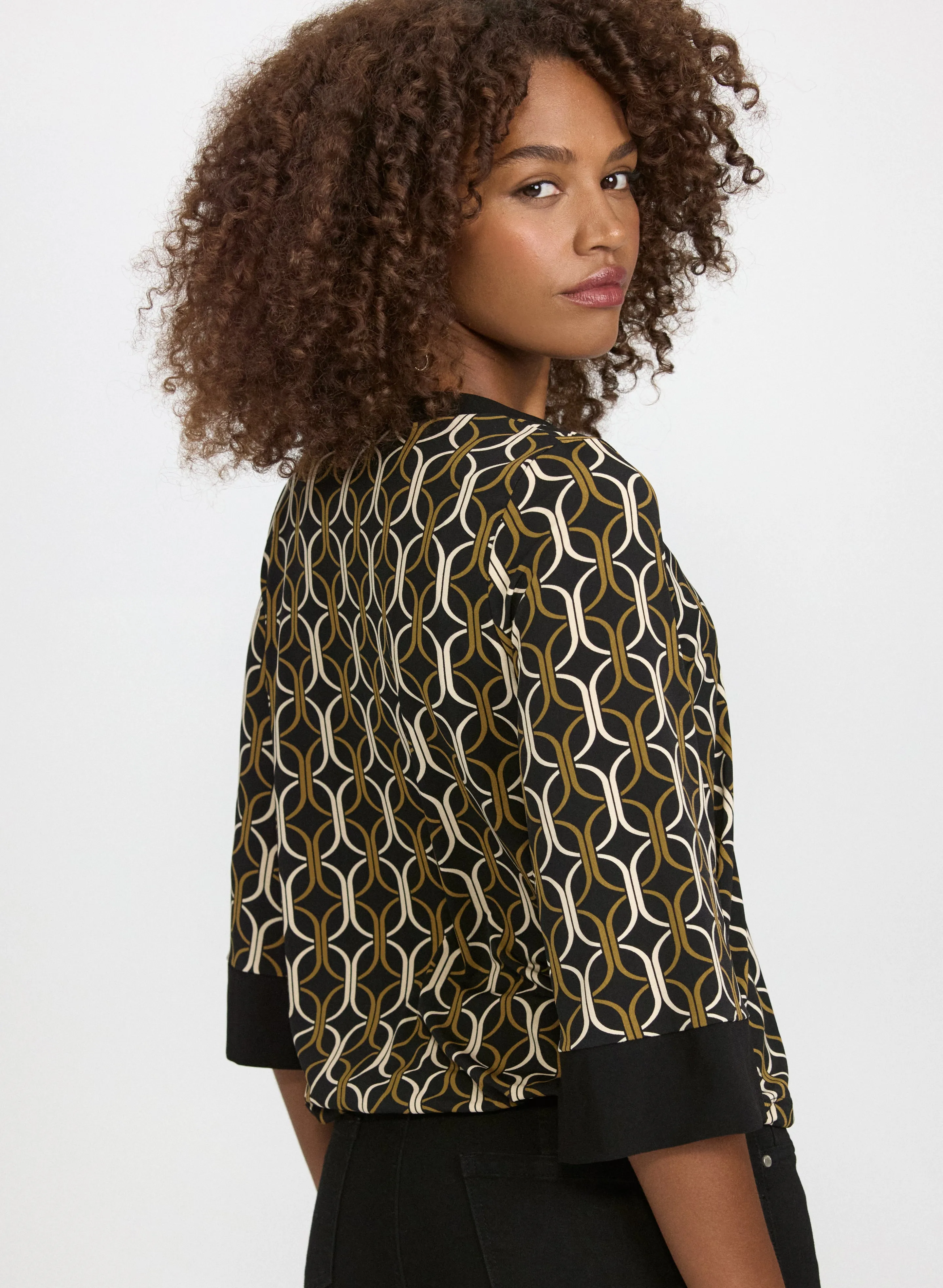 Geometric Print Top sold by Laura product image thumbnail 4