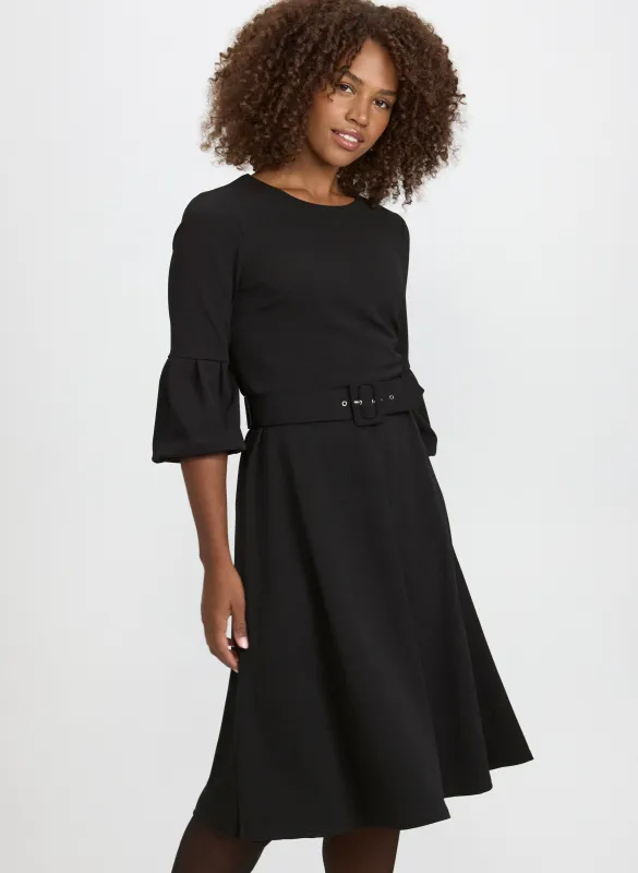 Belted Midi Dress sold by Laura