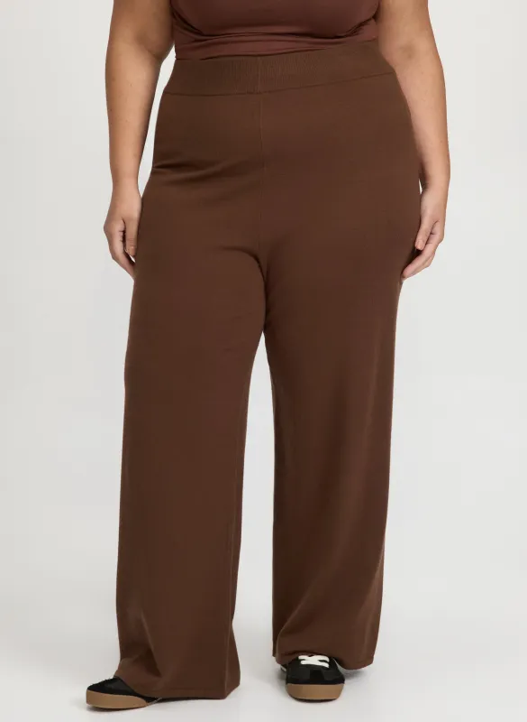 Knit Straight-Leg Pants sold by Laura