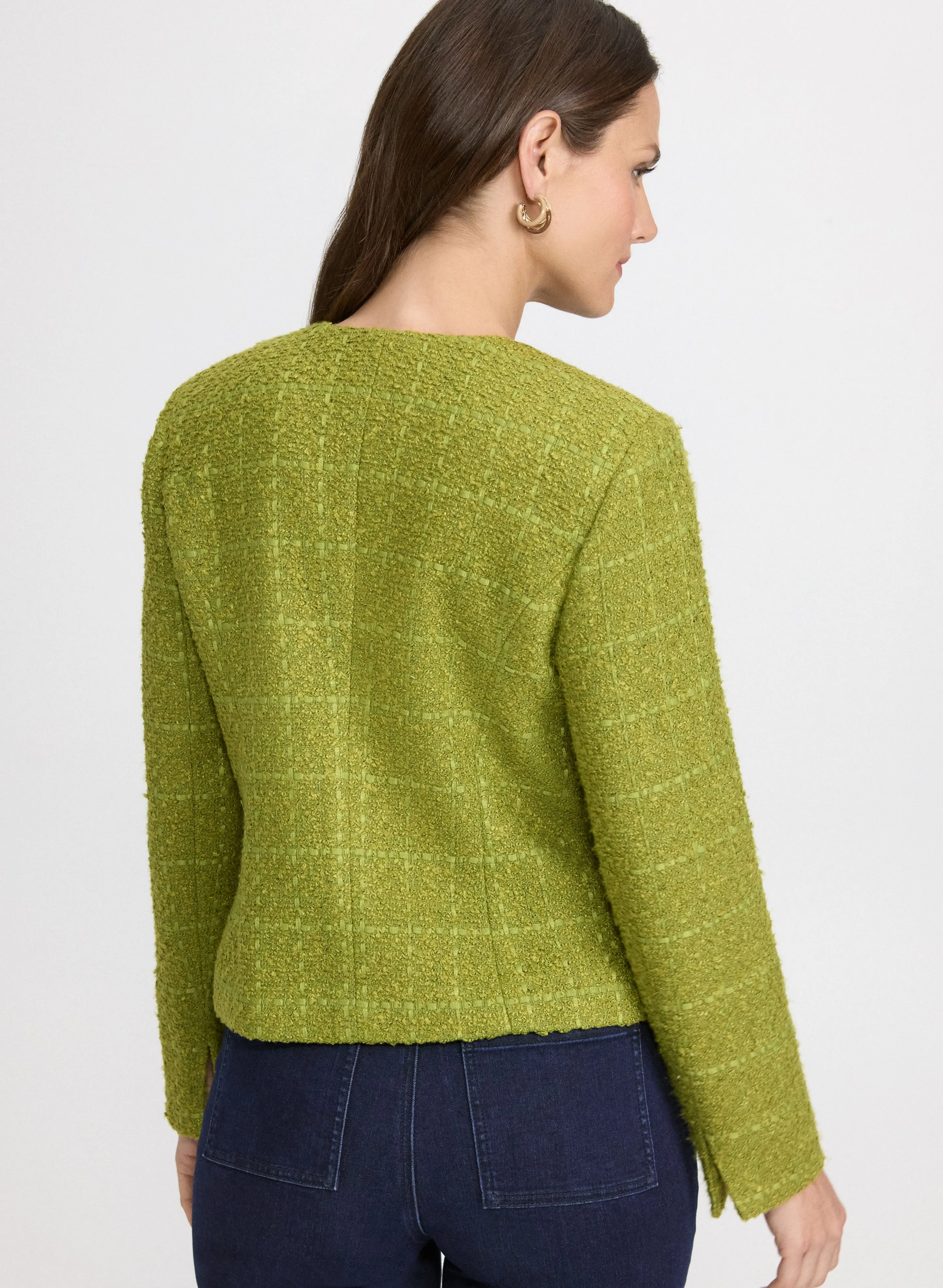 Plaid Tweed Jacket sold by Laura product image thumbnail 4
