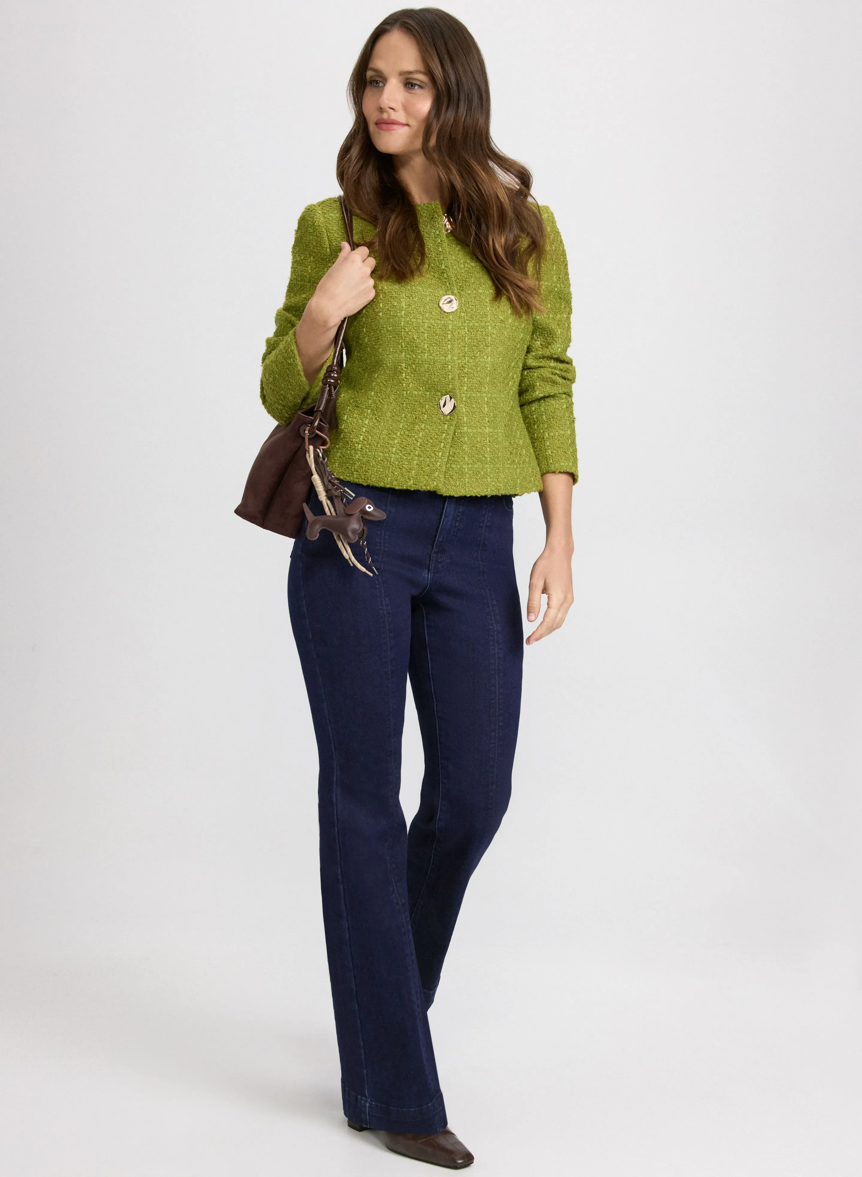 Plaid Tweed Jacket sold by Laura product image thumbnail 3