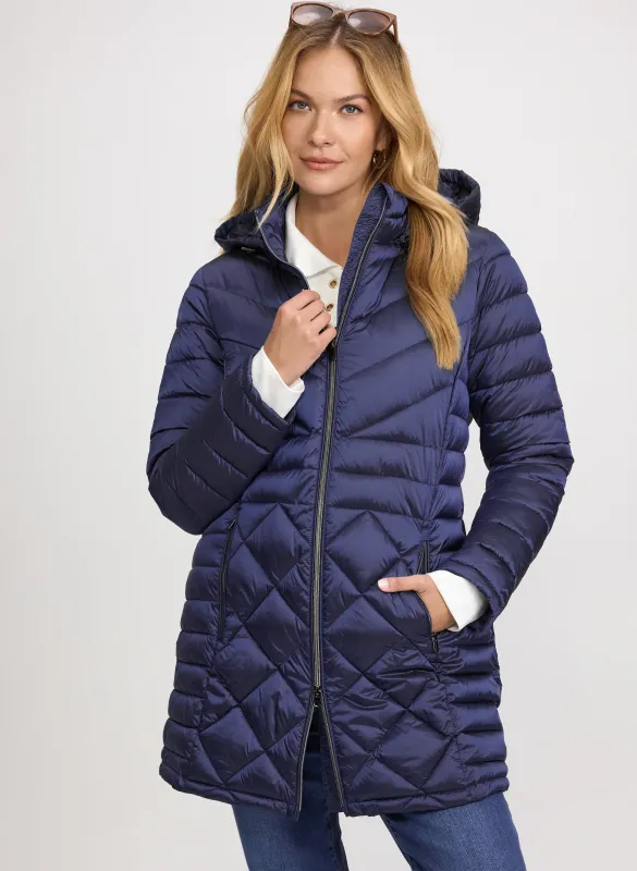 Packable Quilted Coat sold by Laura