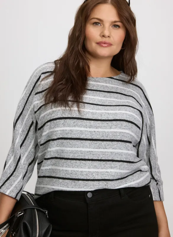 Striped Knit Pullover sold by Laura