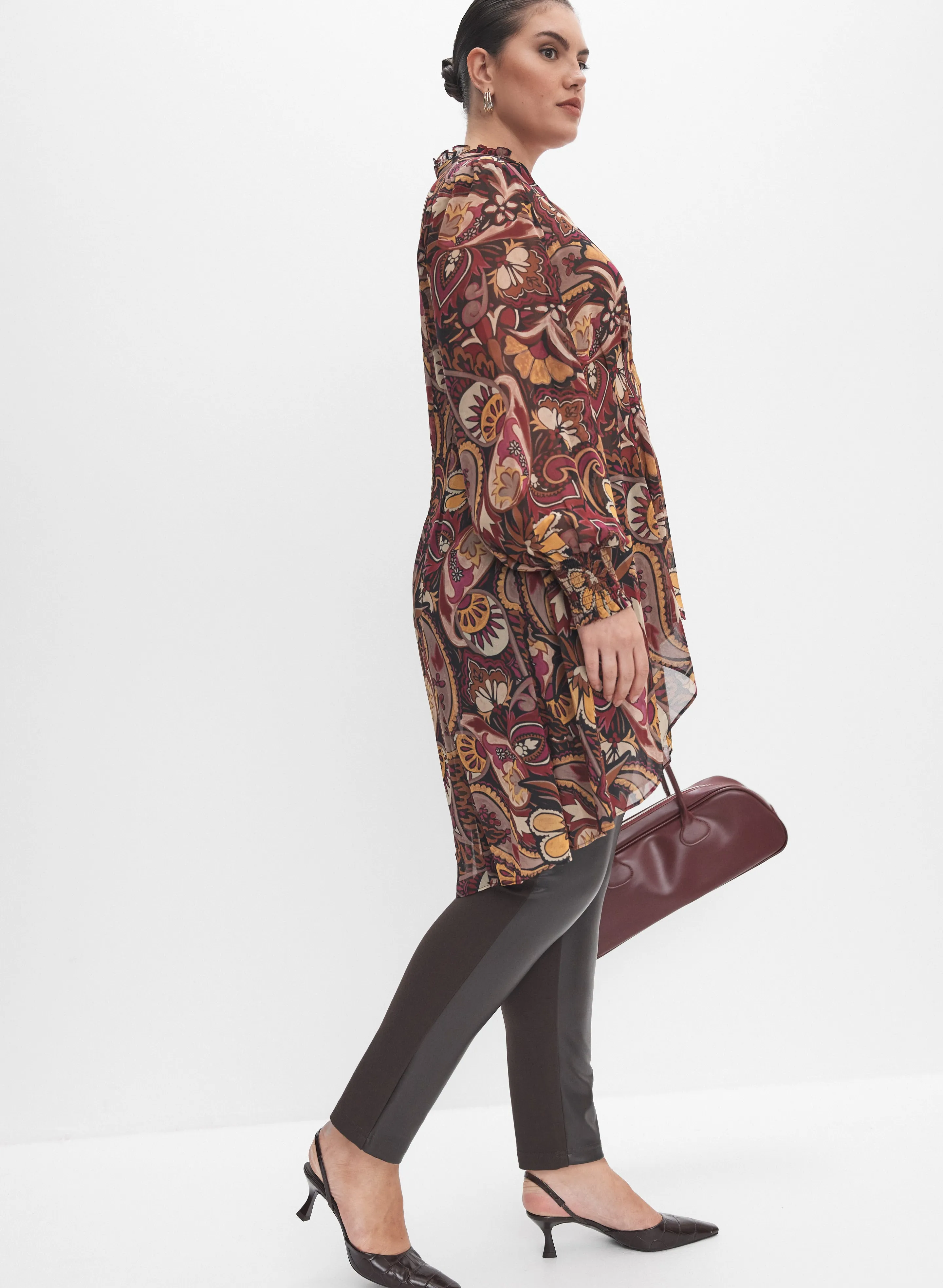 Melanie Lyne - Chloe Vegan Leather Front Leggings sold by Laura product image thumbnail 3