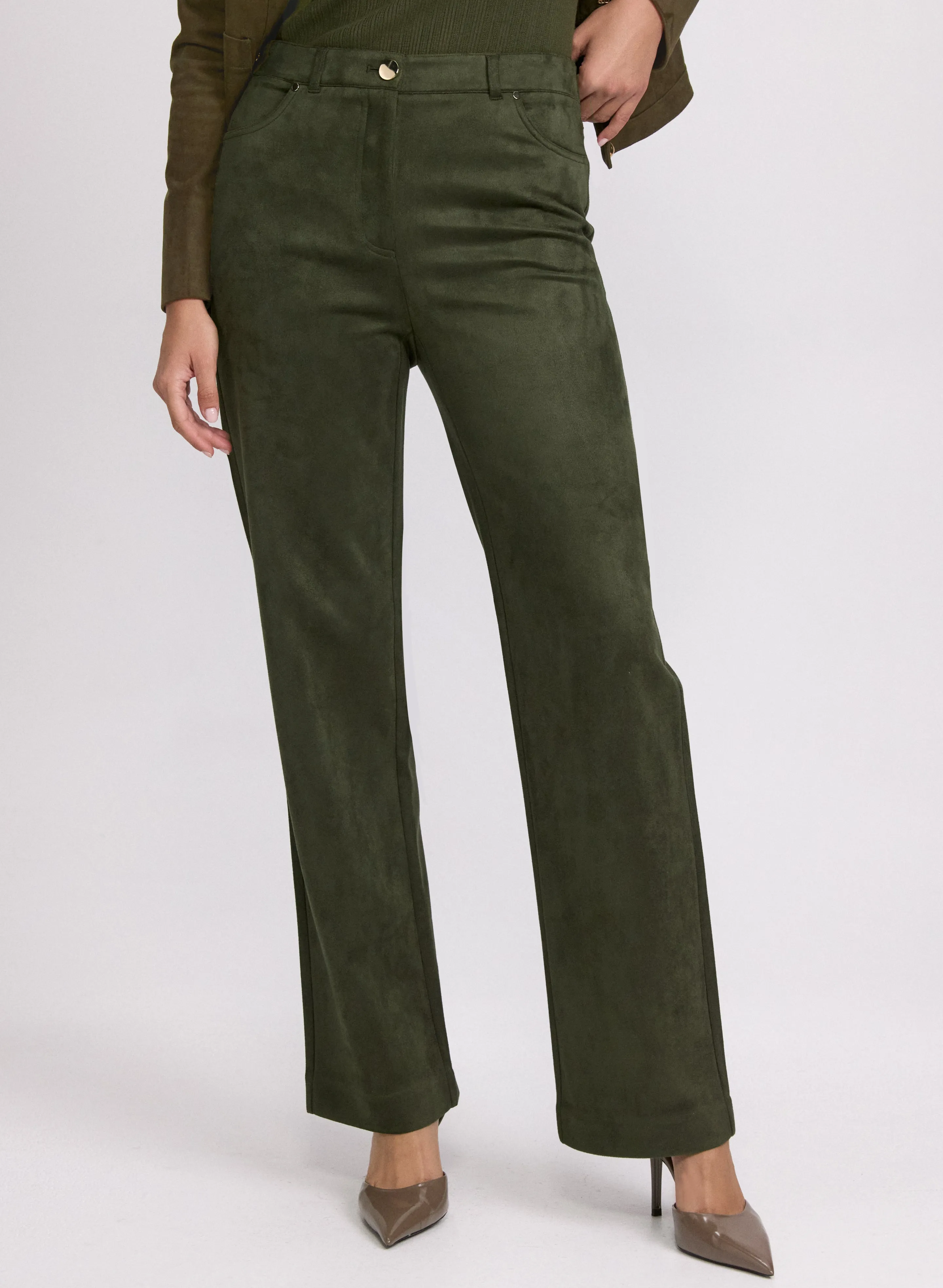 Lily Faux-Suede Pants sold by Laura