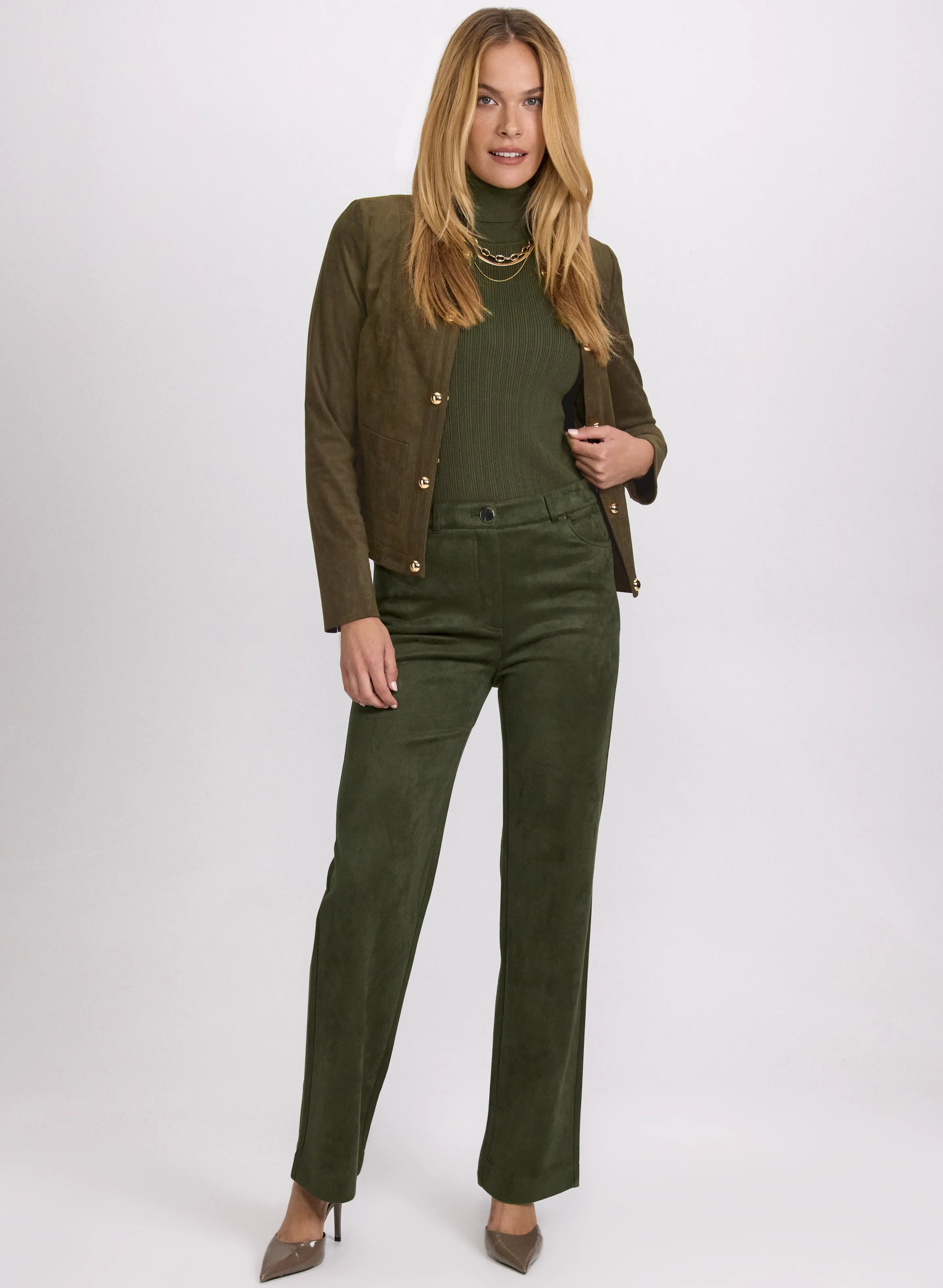 Lily Faux-Suede Pants sold by Laura product image thumbnail 3