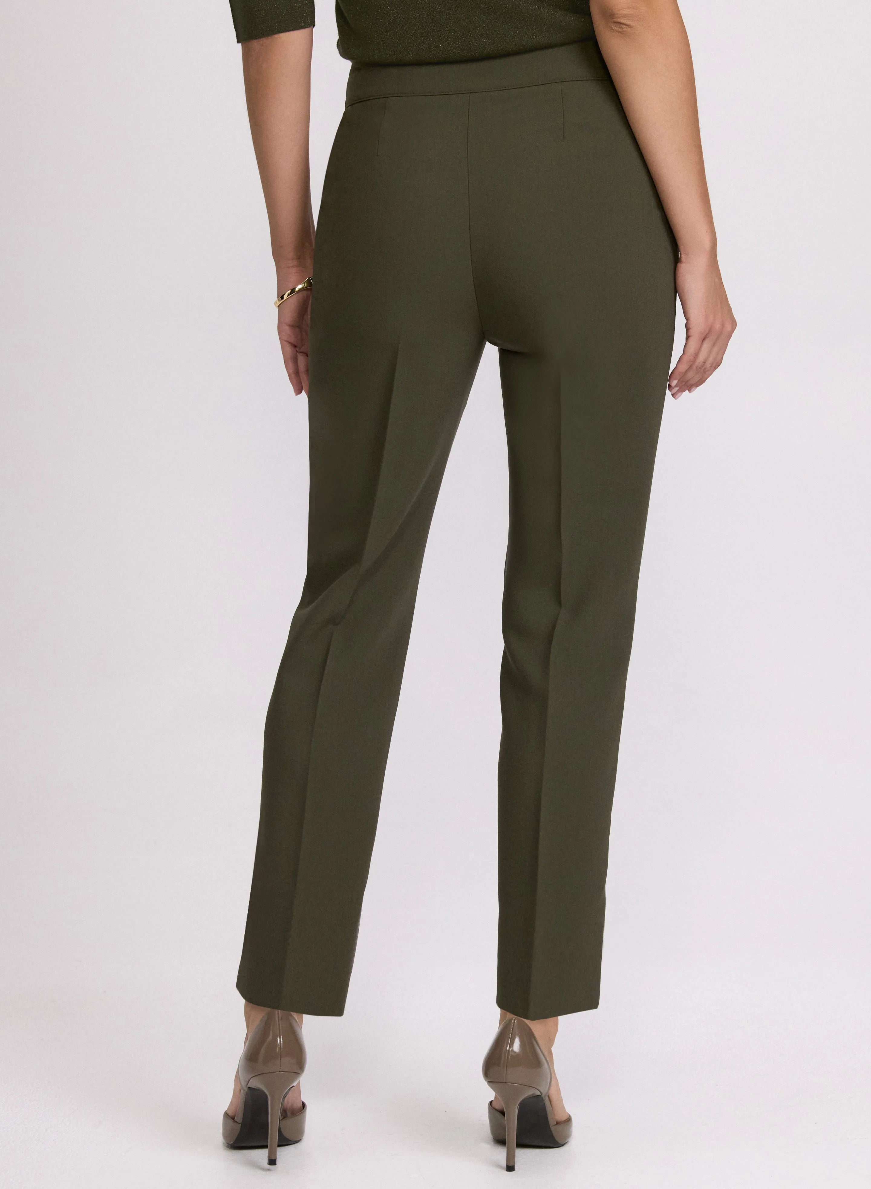 Emma Grommet Trim Slim-Leg Pants sold by Laura product image thumbnail 4