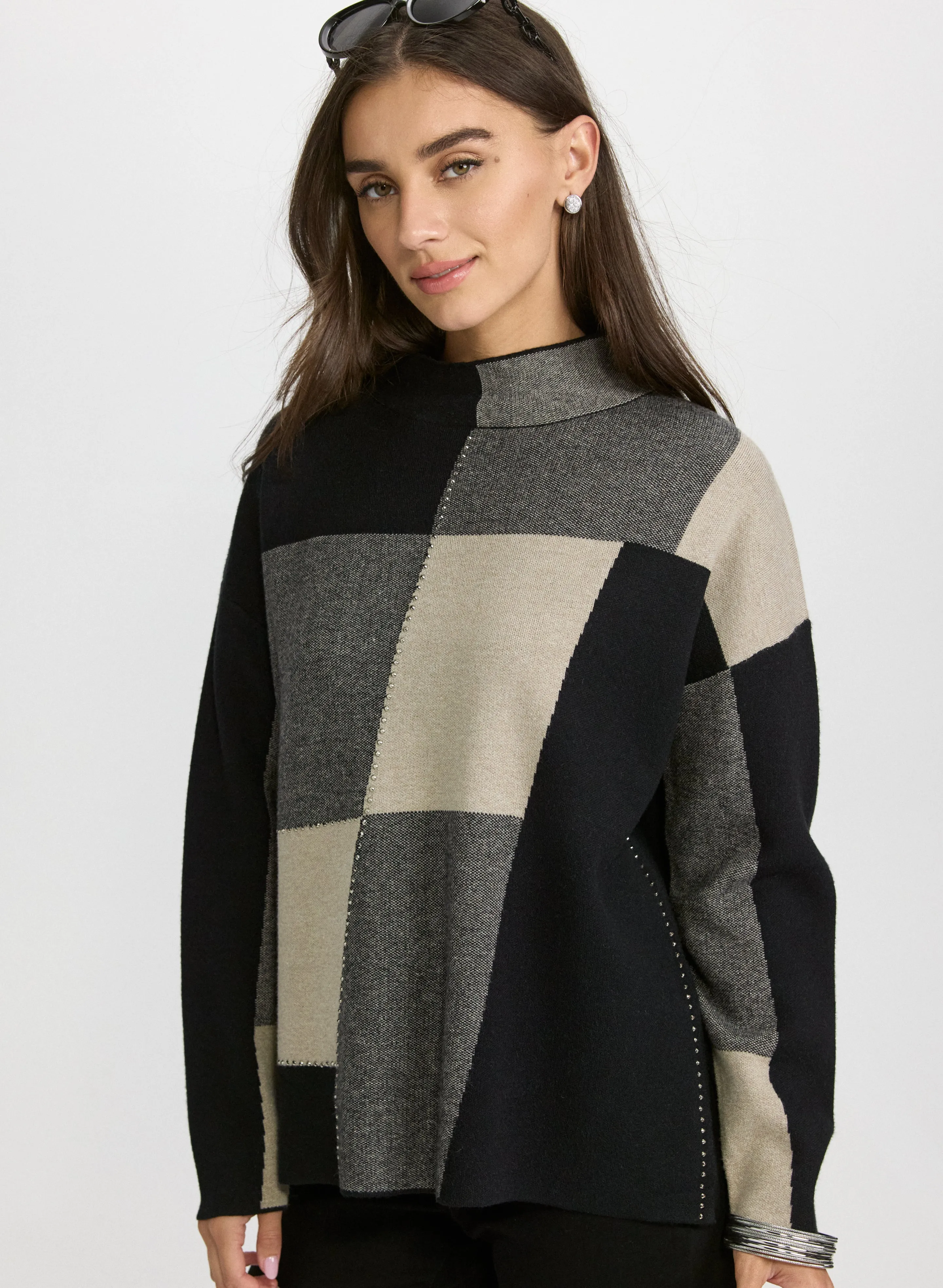 Colour Block Sweater sold by Laura