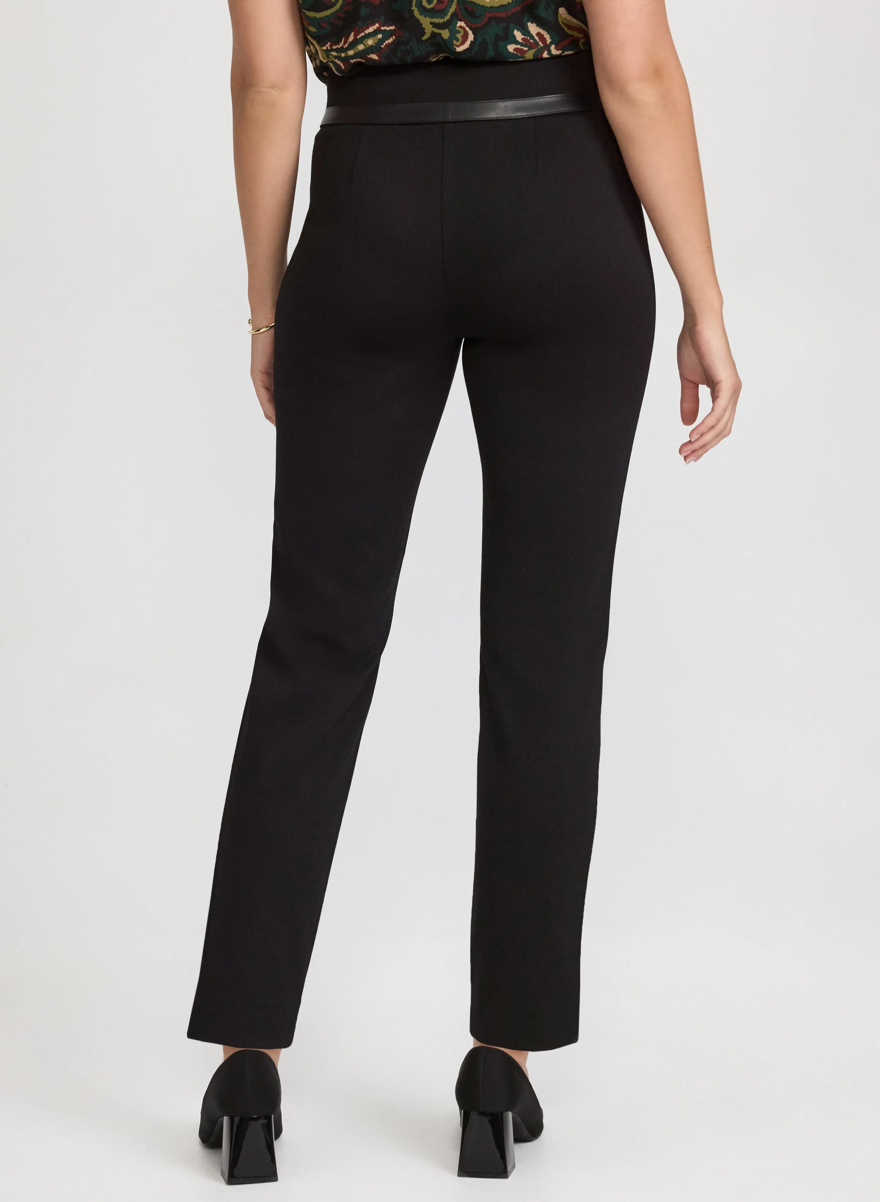 Sofia Belted Slim-Leg Pants sold by Laura product image thumbnail 3