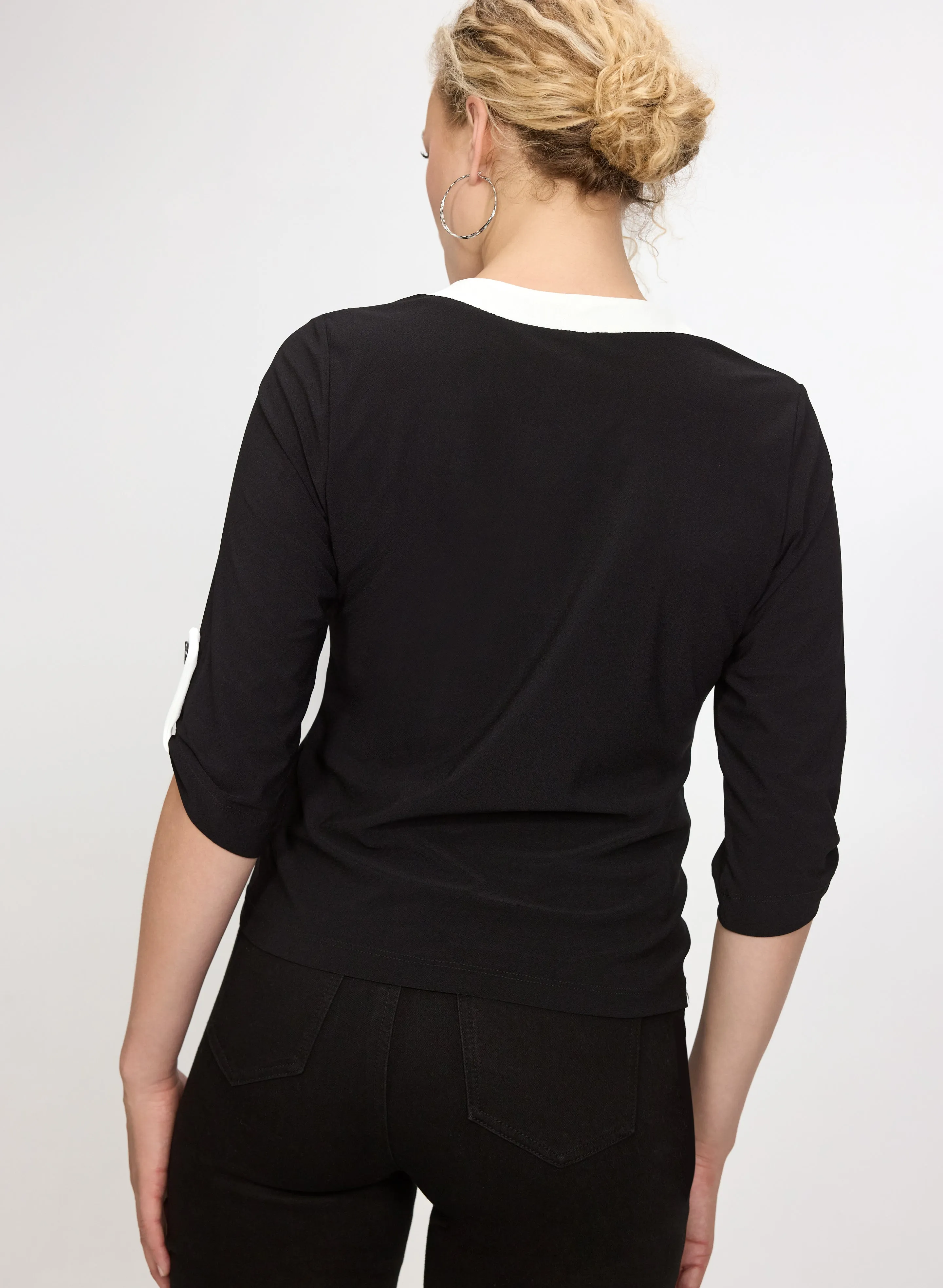 Contrast Trim Top sold by Laura product image thumbnail 3