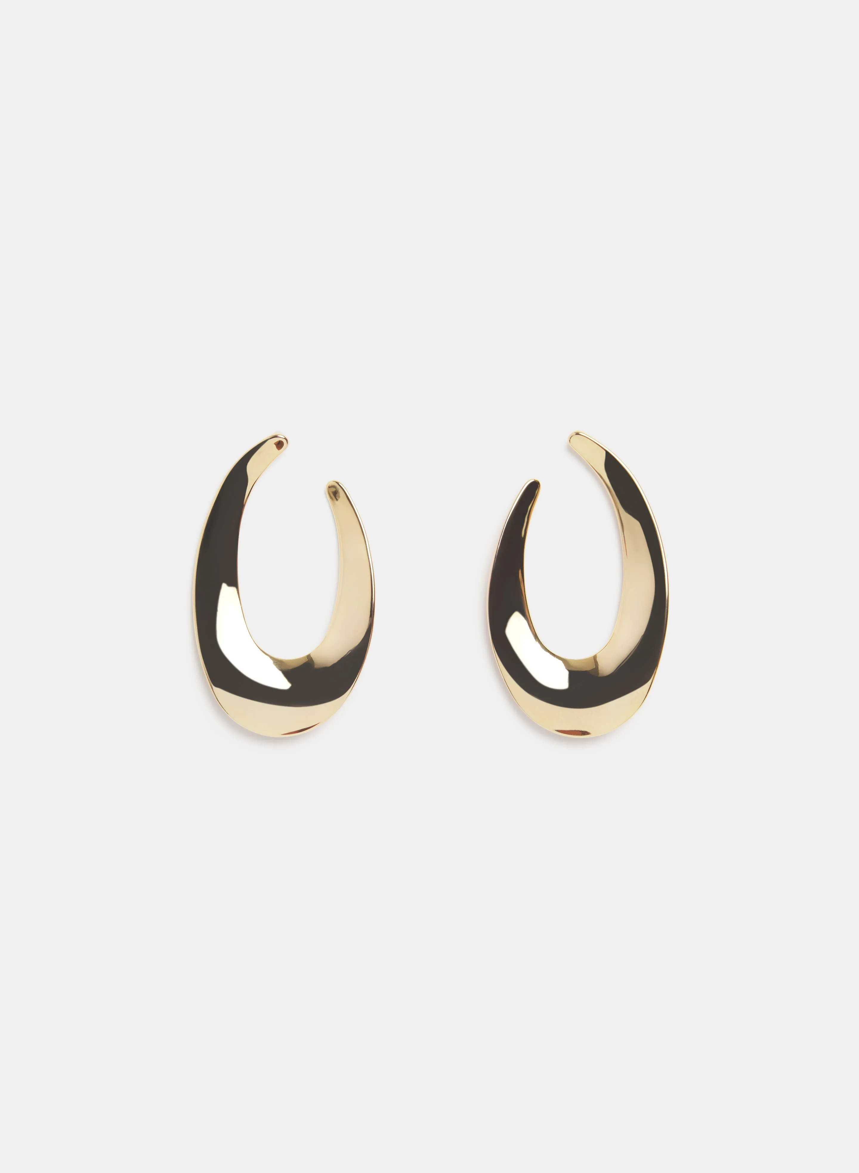 Elongated Hoop Earrings sold by Laura