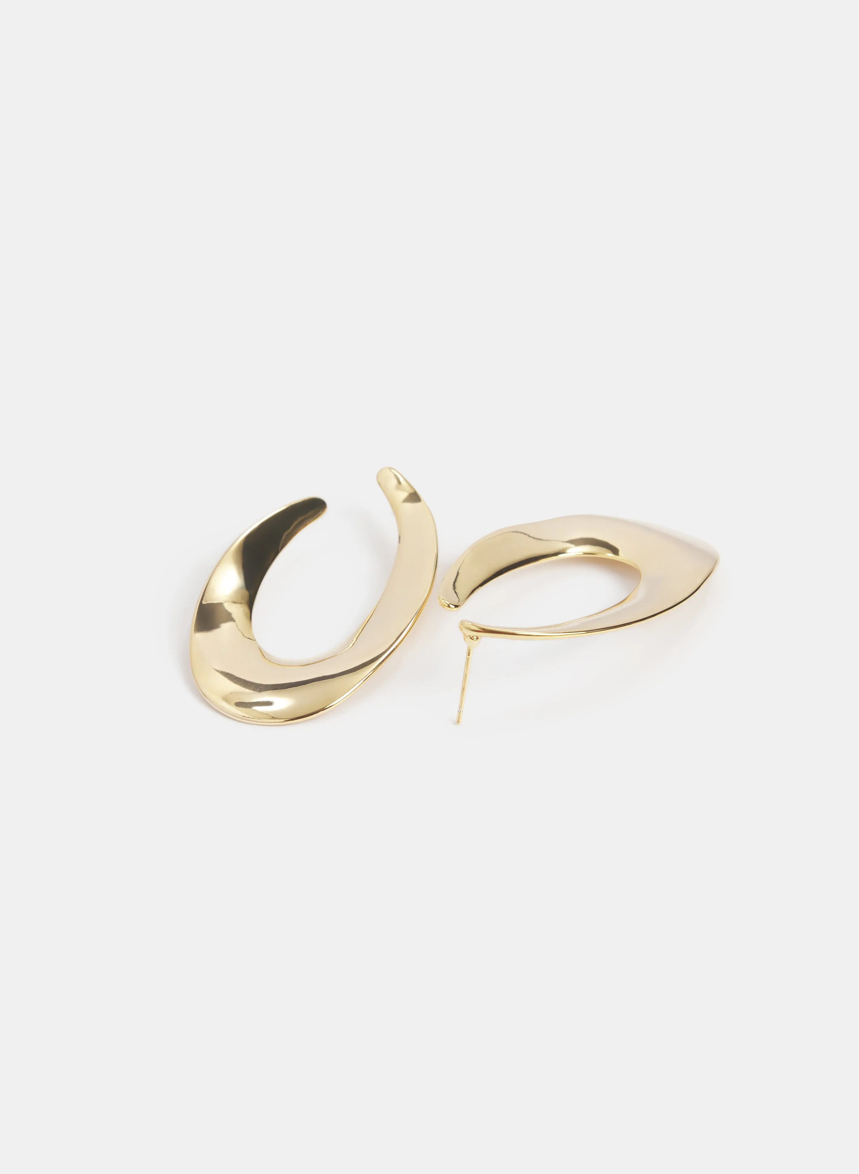 Elongated Hoop Earrings sold by Laura product image thumbnail 3