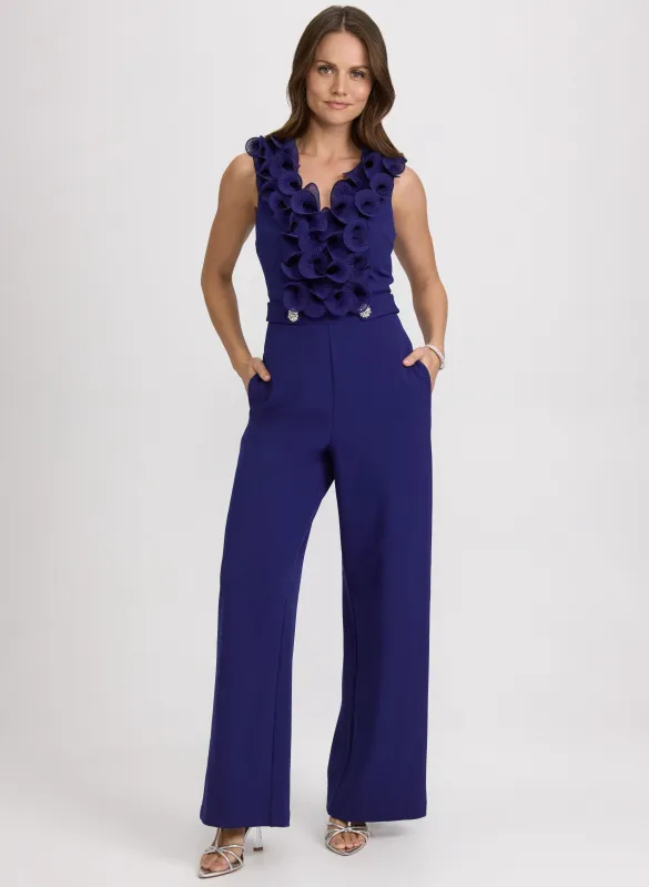 Organza Ruffle Detail Jumpsuit sold by Laura