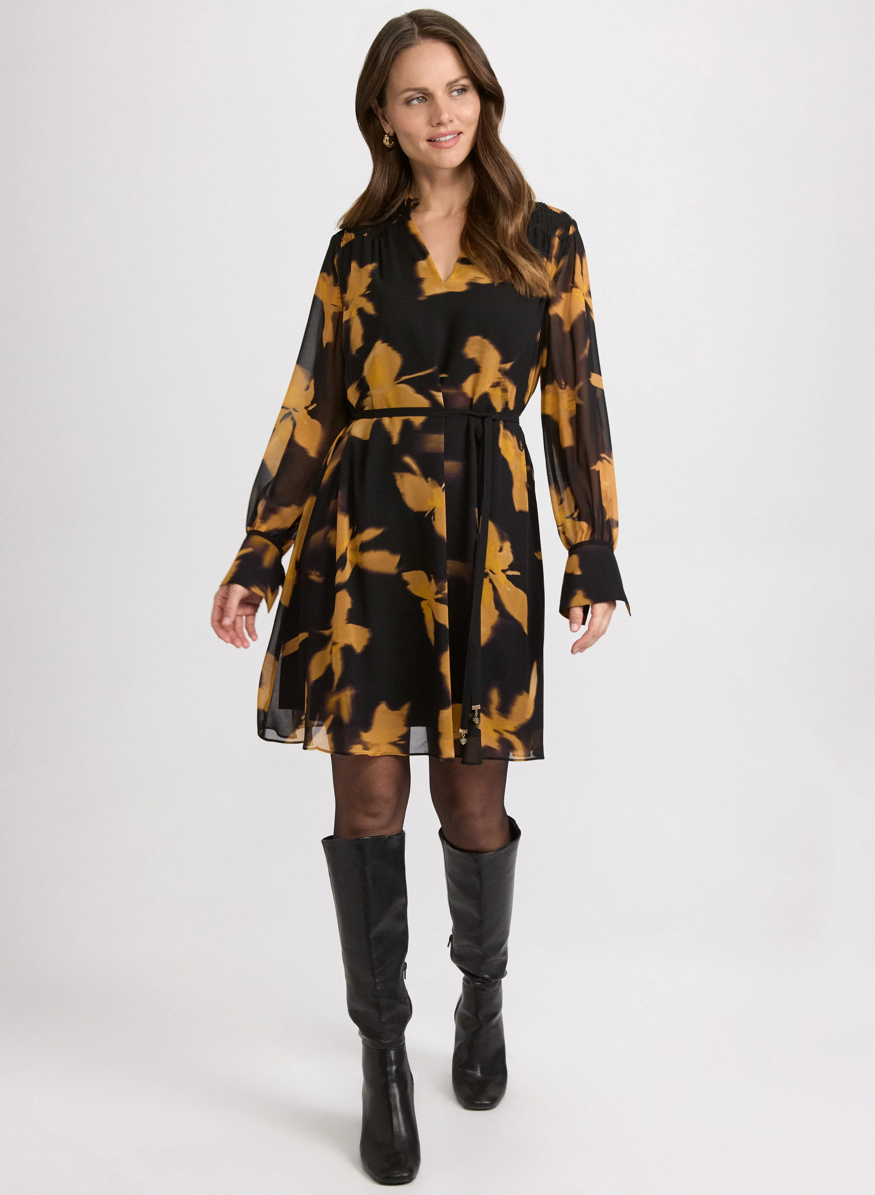 Floral Chiffon Dress sold by Laura