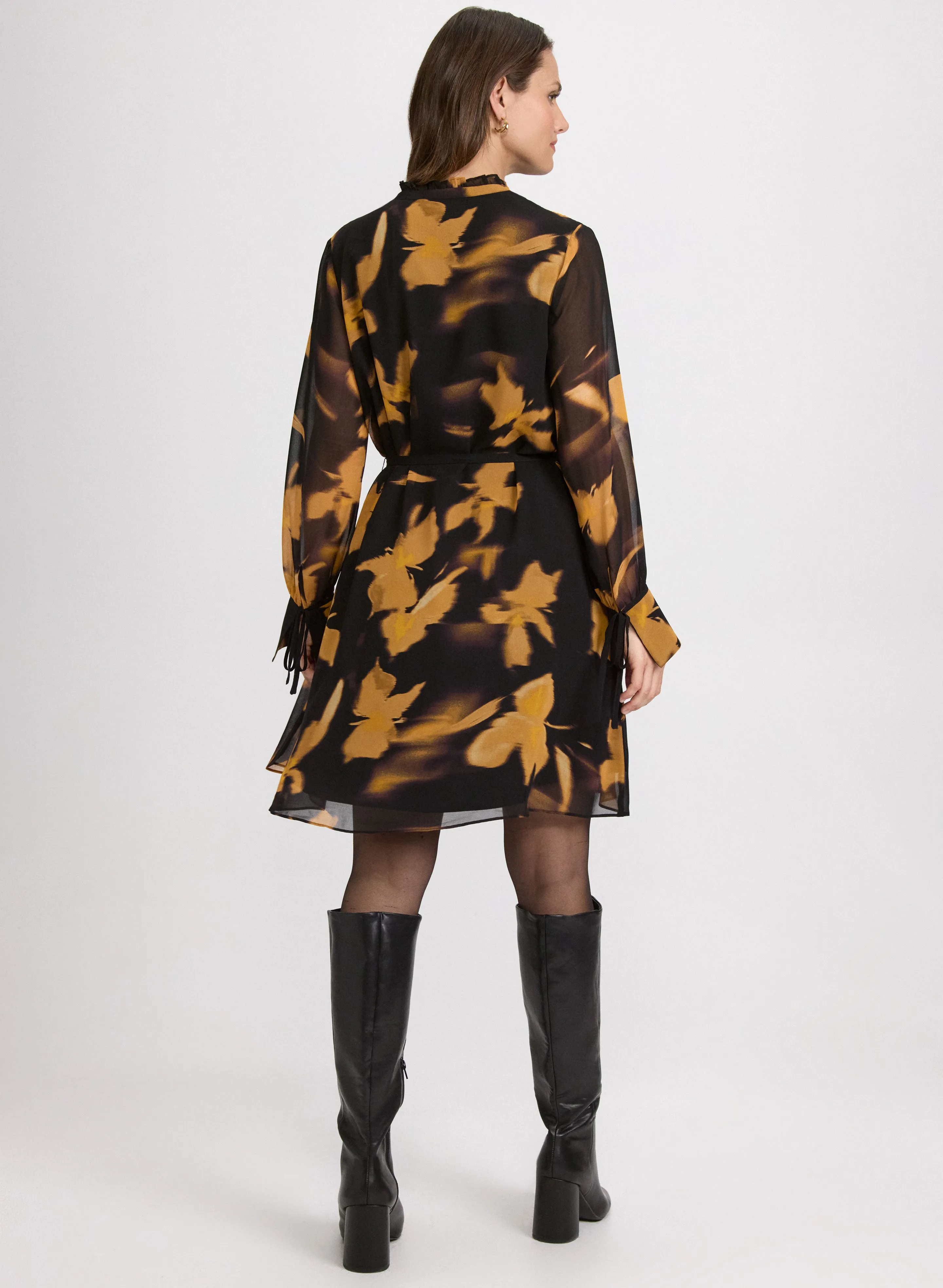 Floral Chiffon Dress sold by Laura product image thumbnail 3