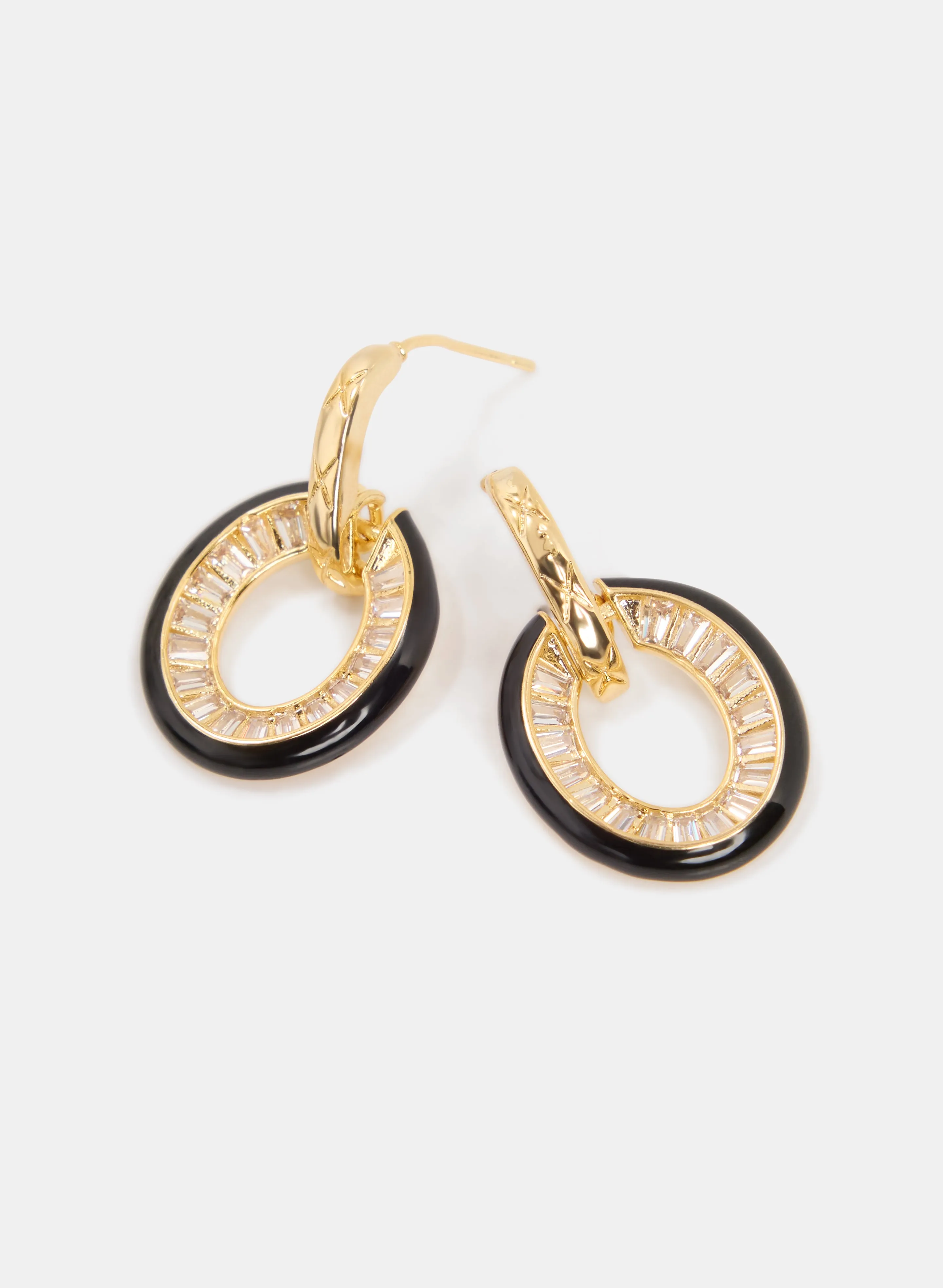 Enamel Border Earrings sold by Laura product image thumbnail 2