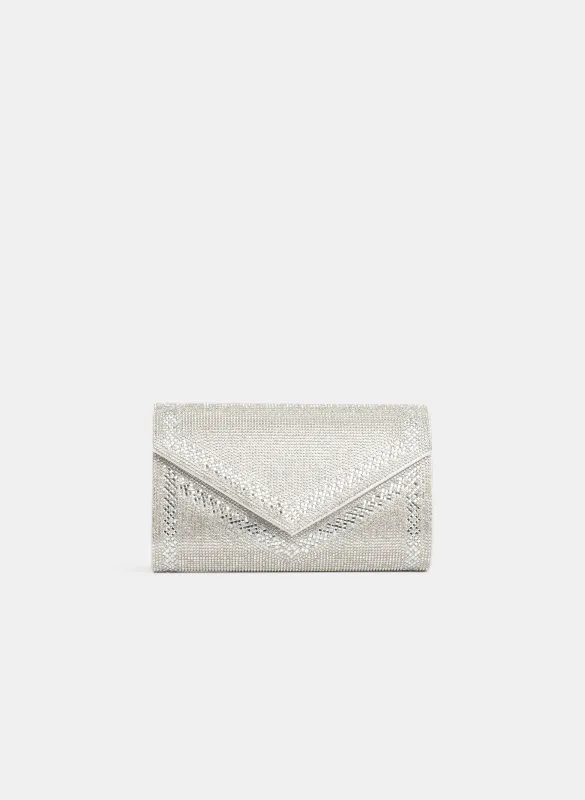 Crystal Envelope Clutch sold by Laura