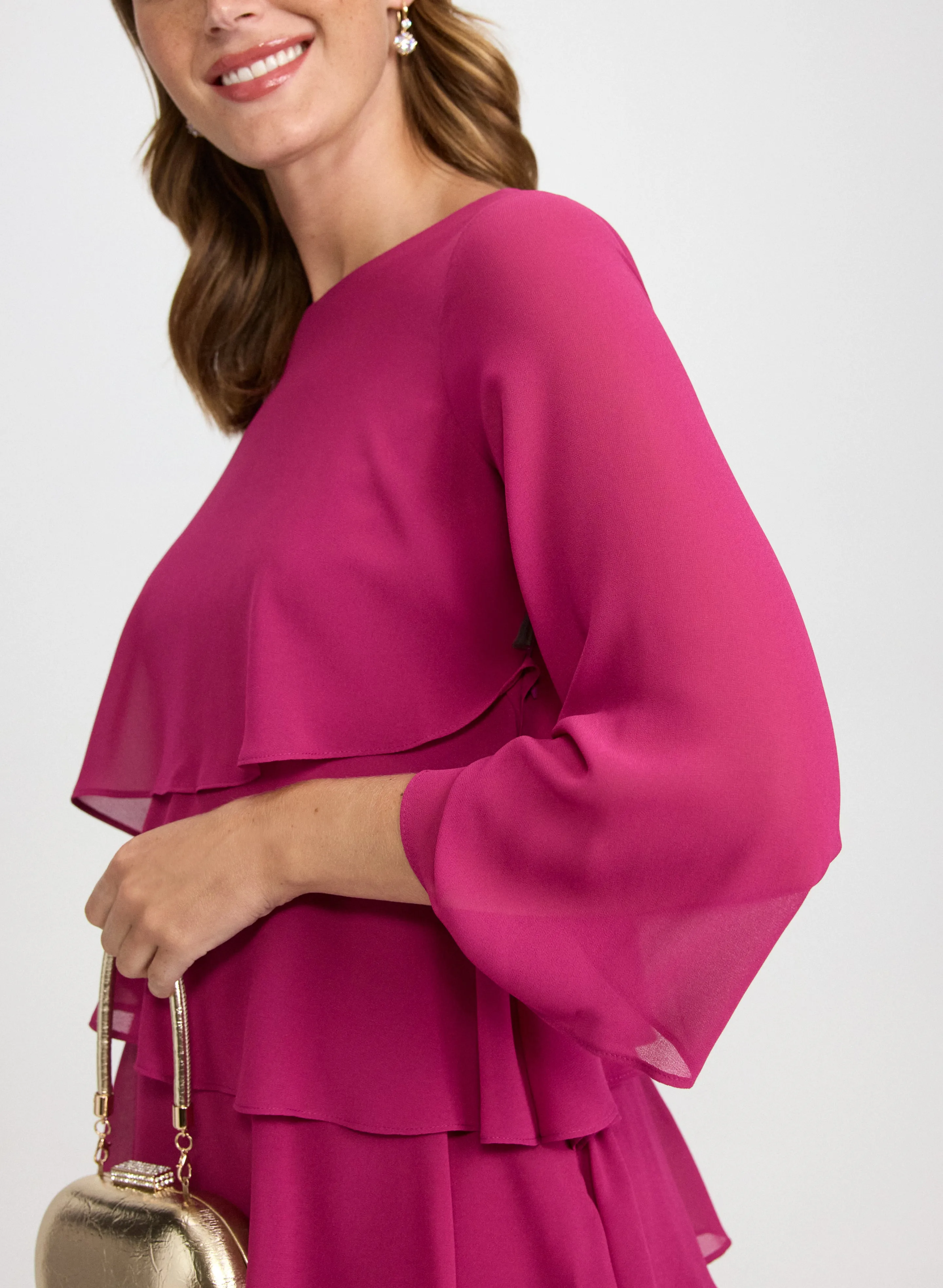 Tiered Chiffon Dress sold by Laura product image thumbnail 5