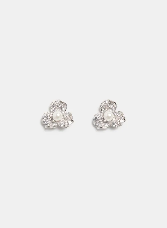 Flower Stud Earrings sold by Laura
