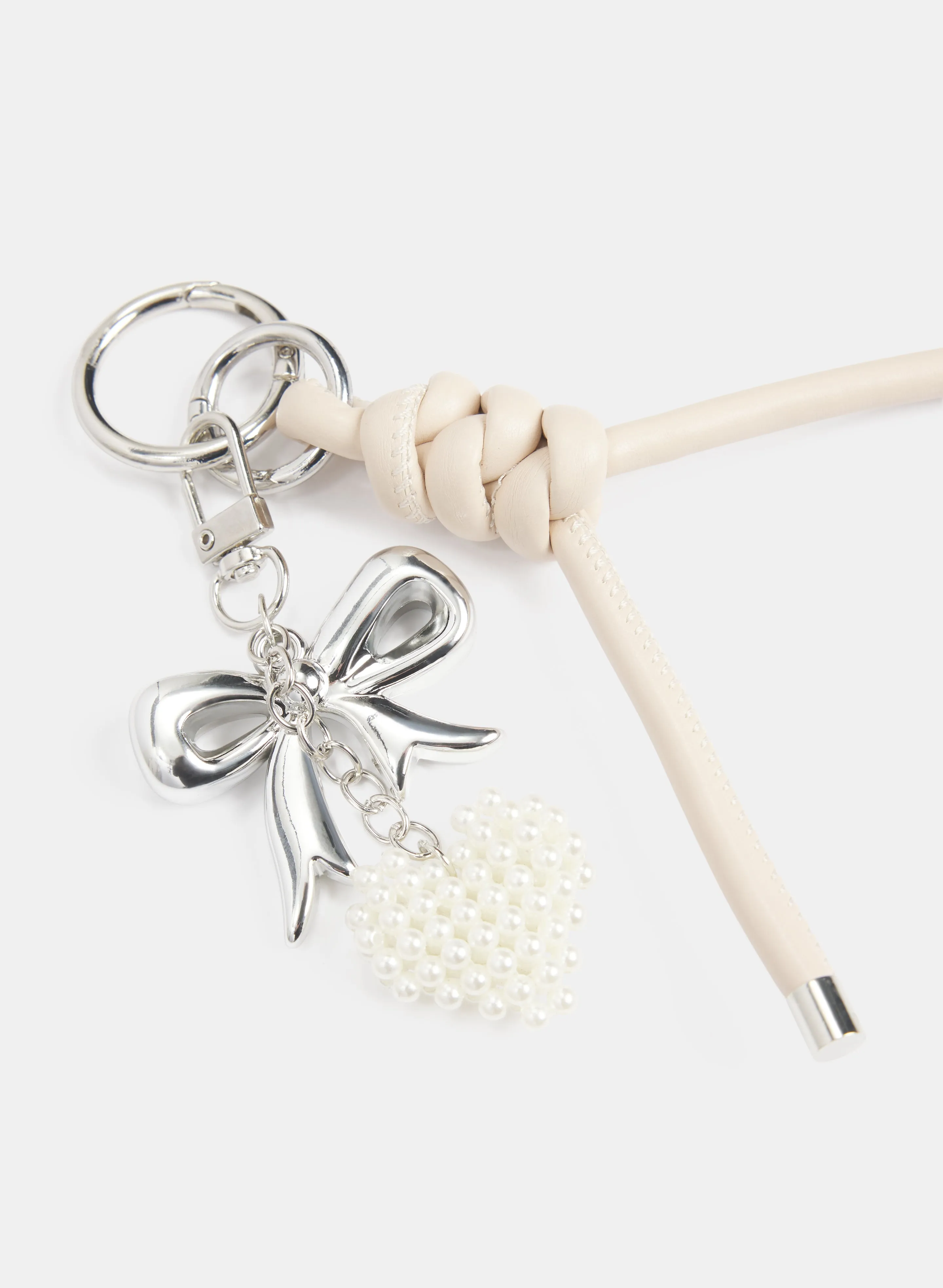 Pearl Heart Keychain sold by Laura product image thumbnail 2