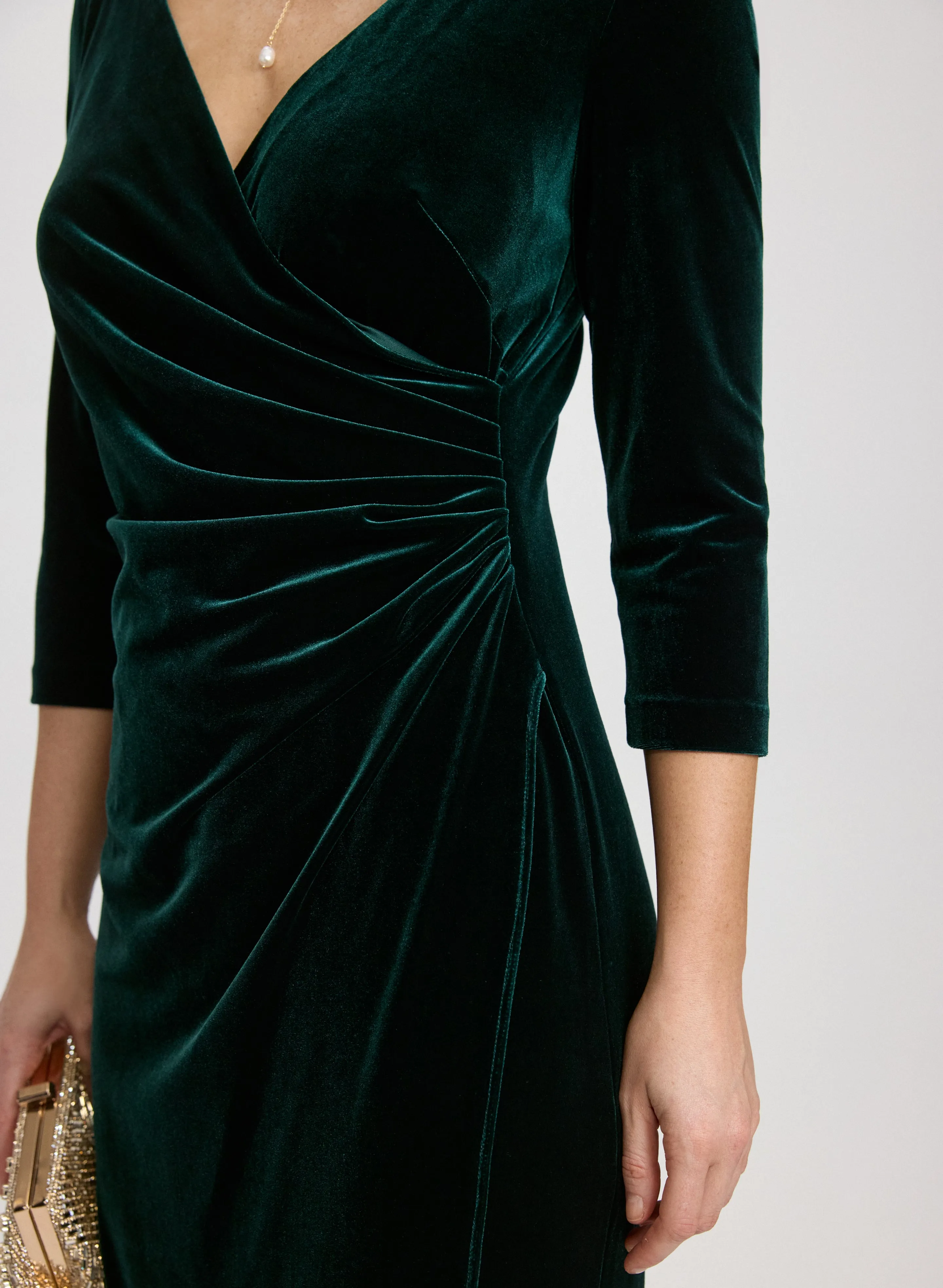 Velvet Overlay Dress sold by Laura product image thumbnail 5