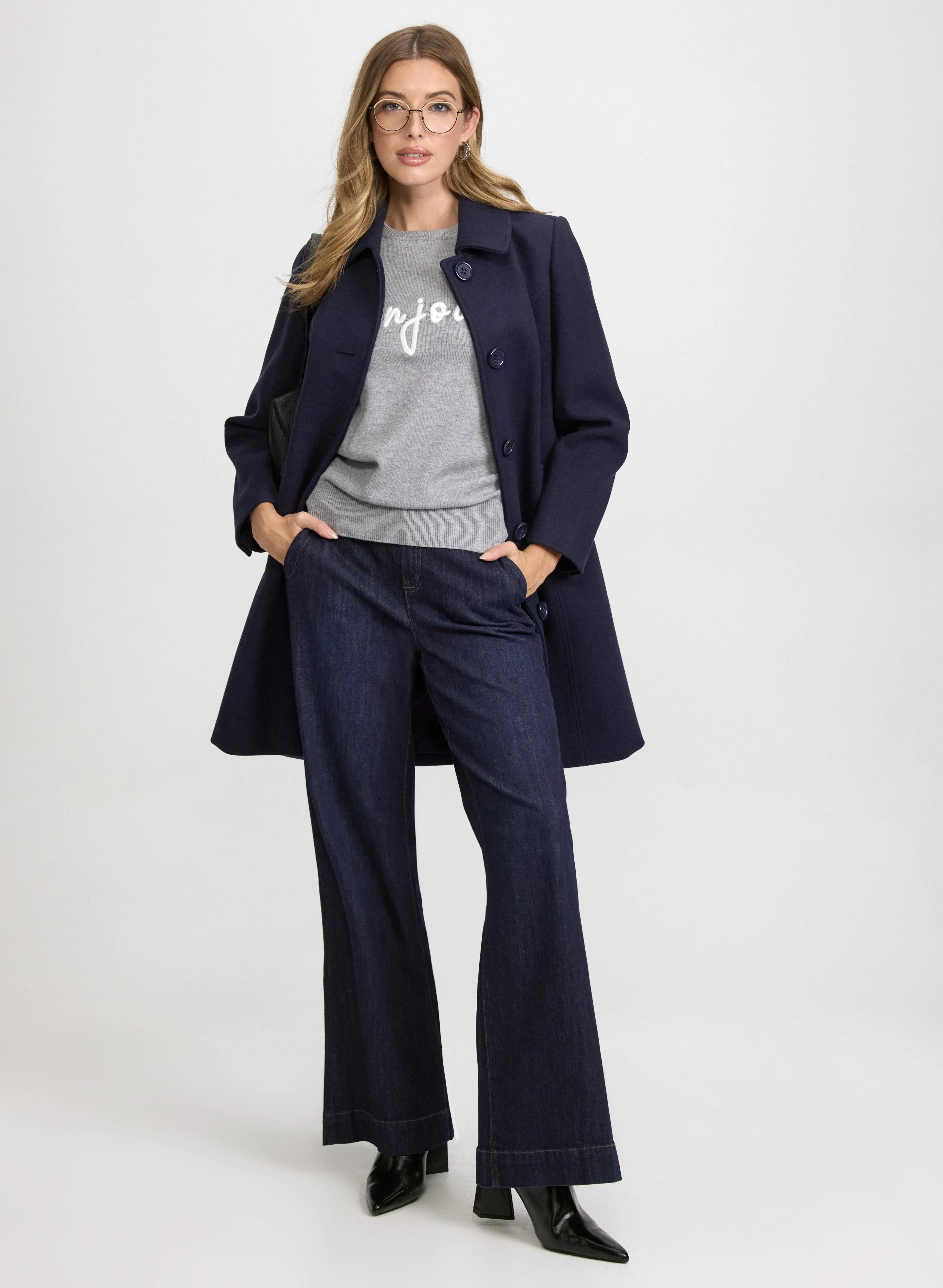 Wool-Blend Coat sold by Laura product image thumbnail 2