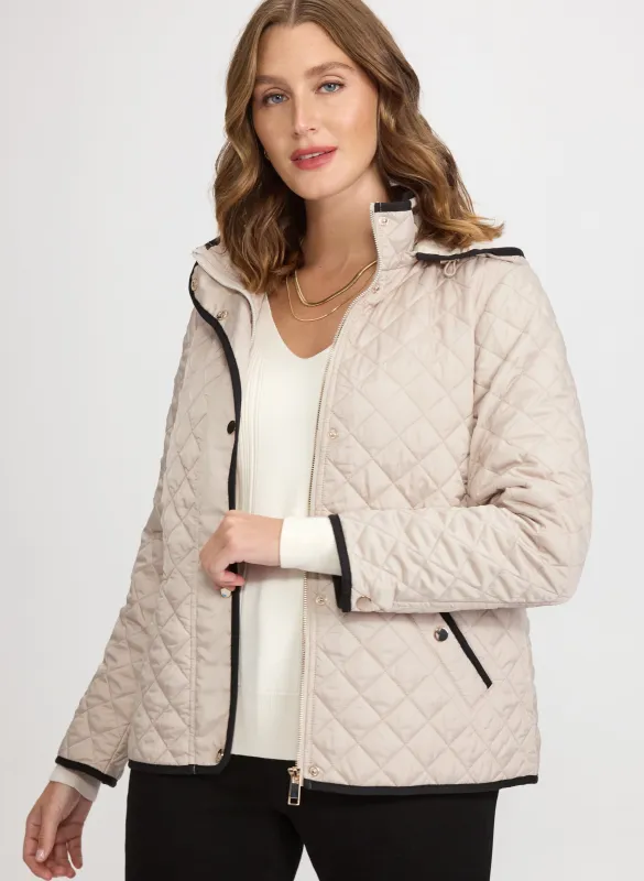 Diamond Quilted Coat sold by Laura