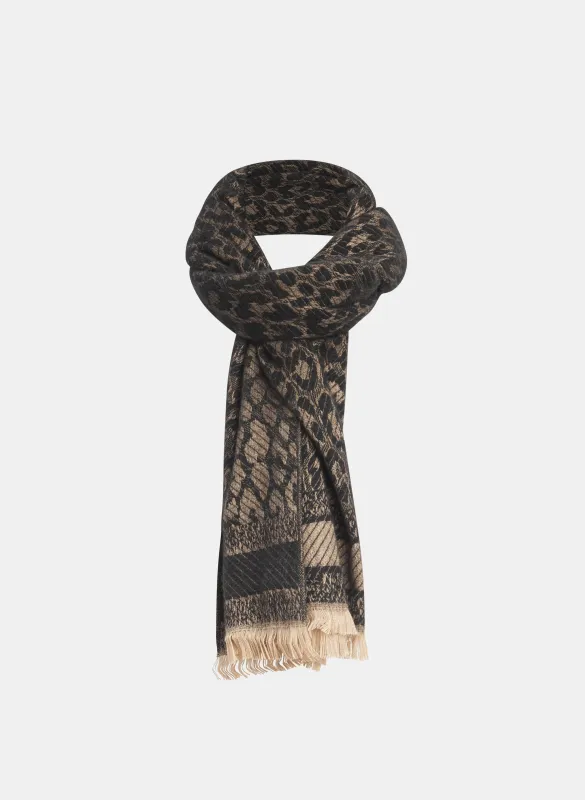 Reversible Animal Print Scarf sold by Laura