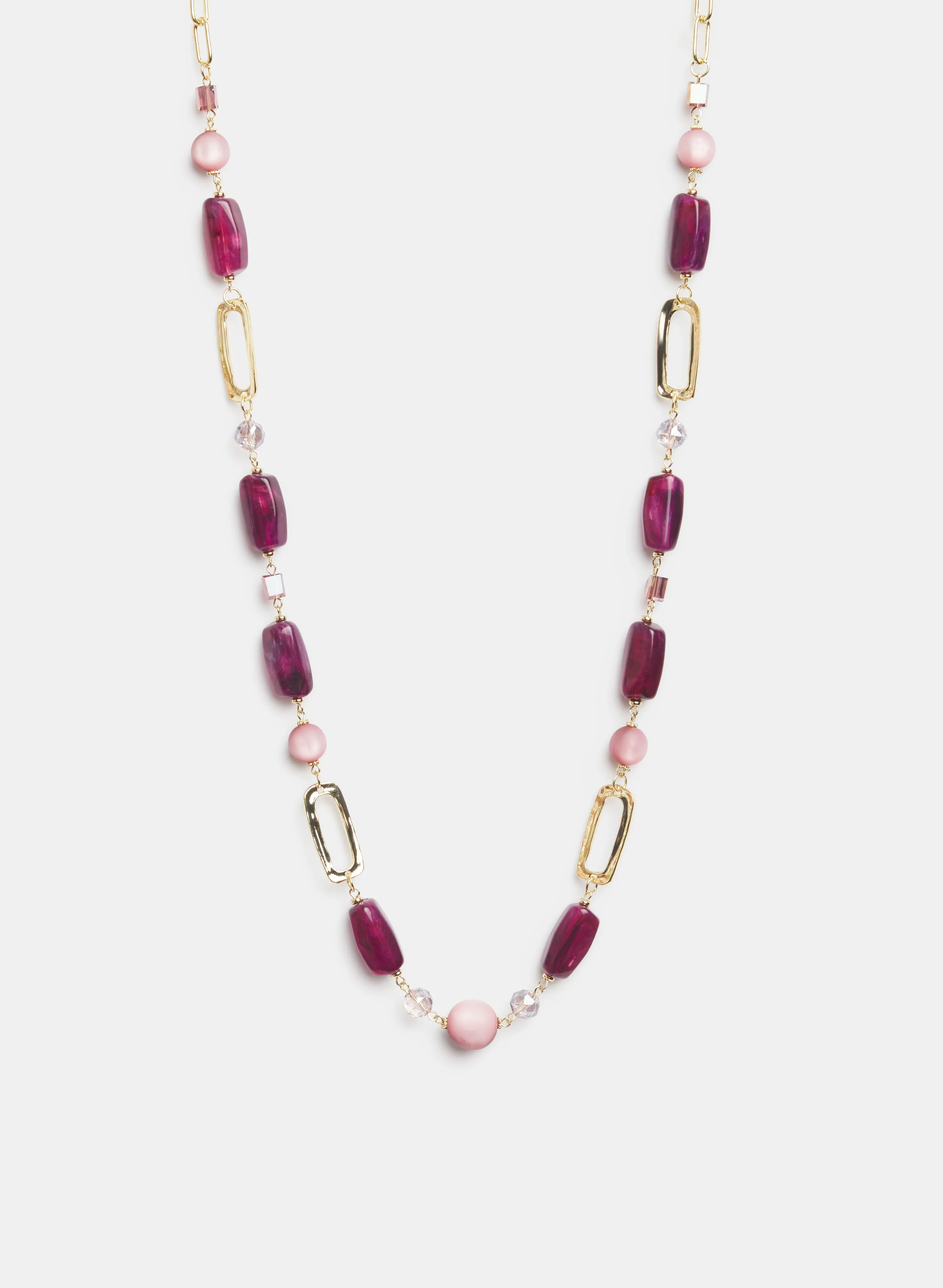 Beaded Chain Link Necklace sold by Laura