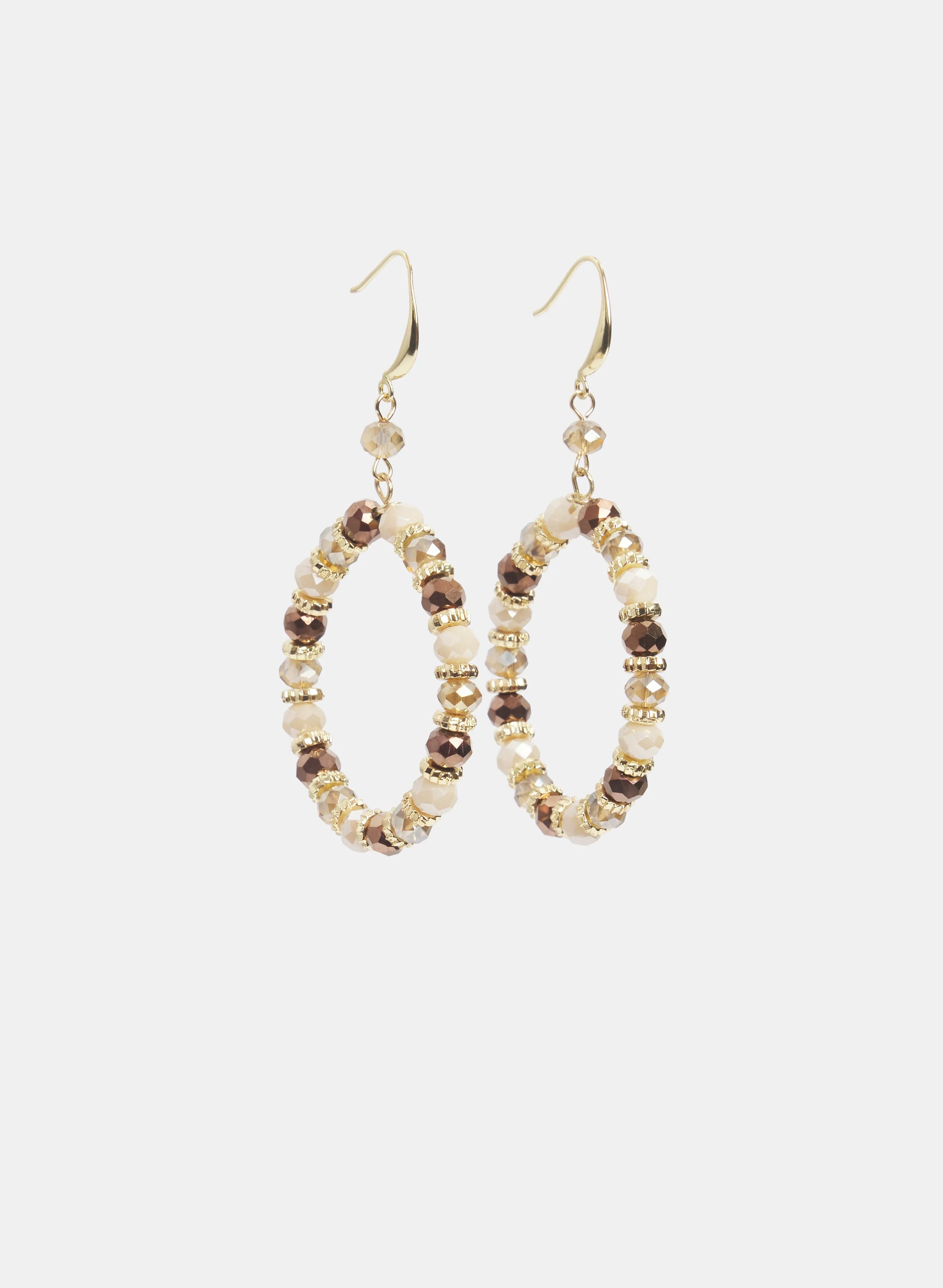 Beaded Hoop Earrings sold by Laura product image thumbnail 3