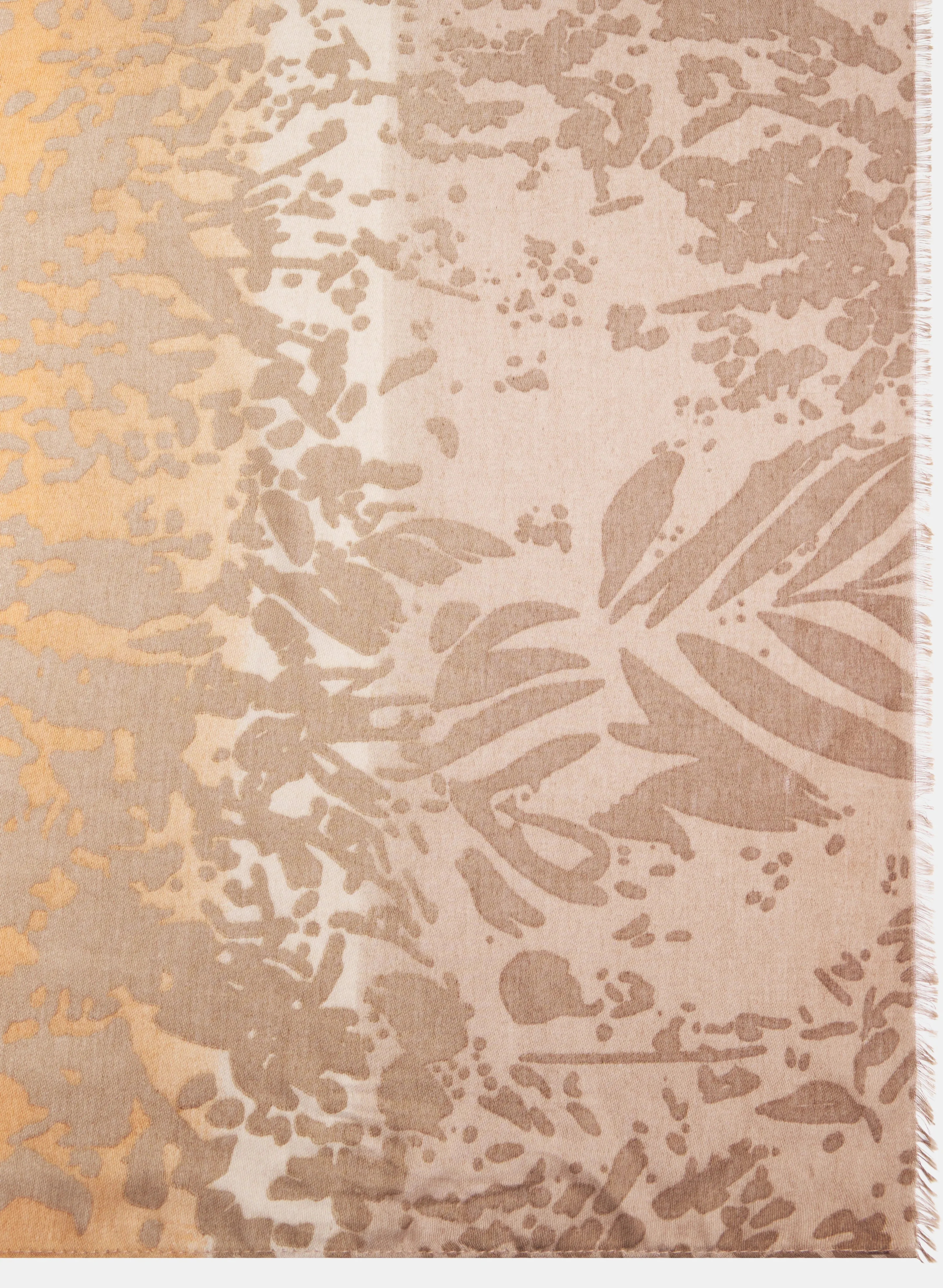 Leaf Print Scarf sold by Laura product image thumbnail 4