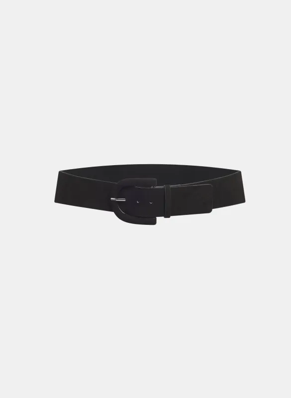 Wide Faux Suede Belt sold by Laura