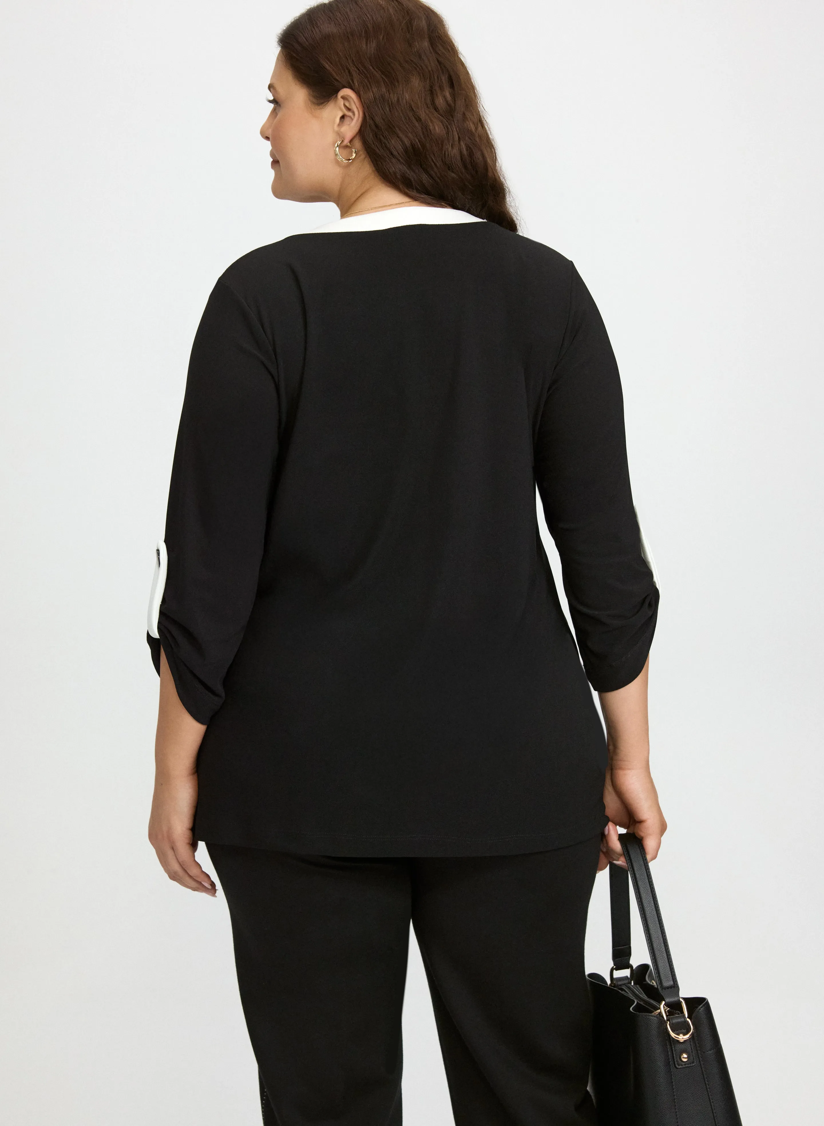 Contrast Trim Top sold by Laura product image thumbnail 5