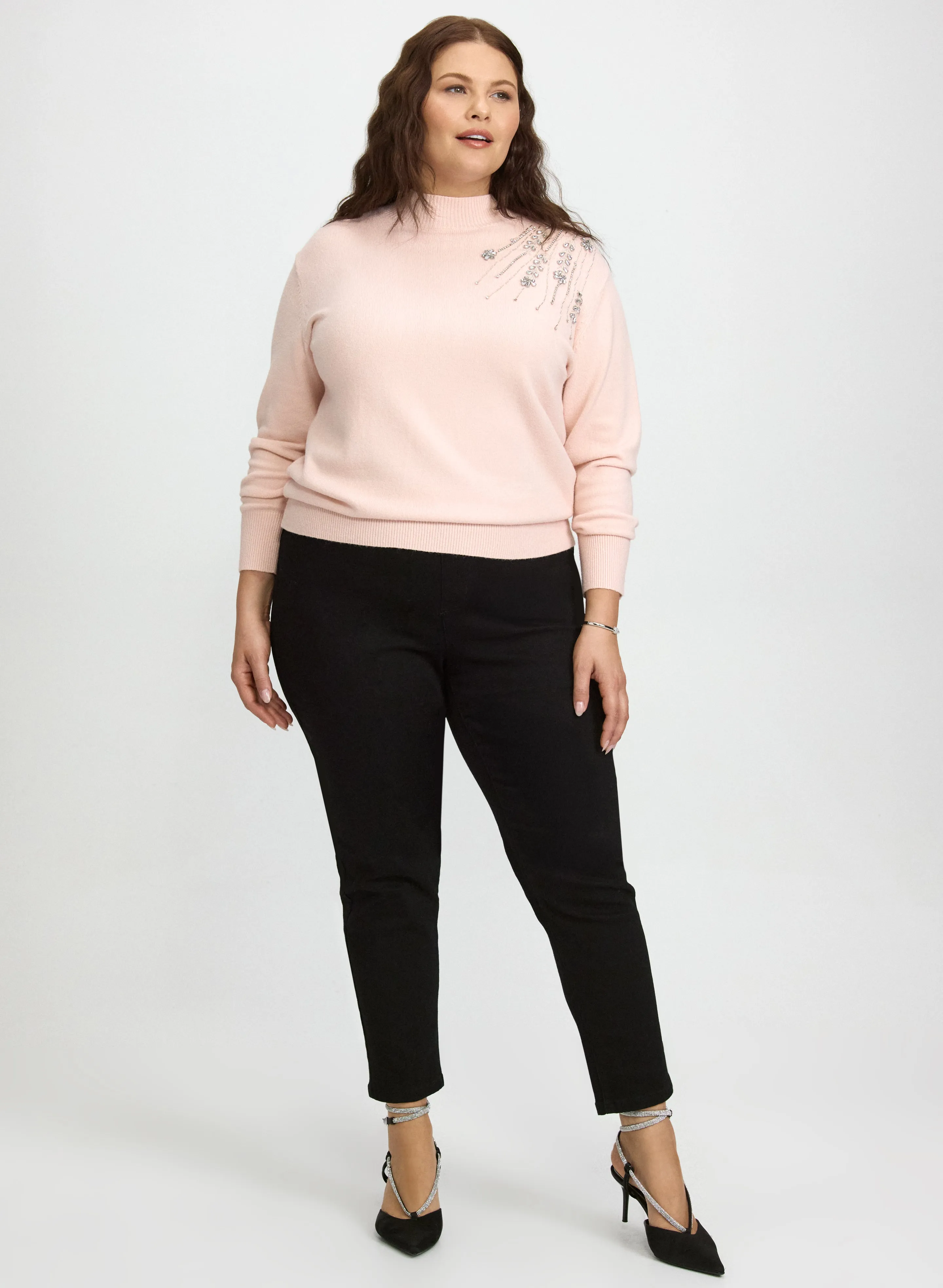 Beaded Crystal Embellished Sweater sold by Laura product image thumbnail 3