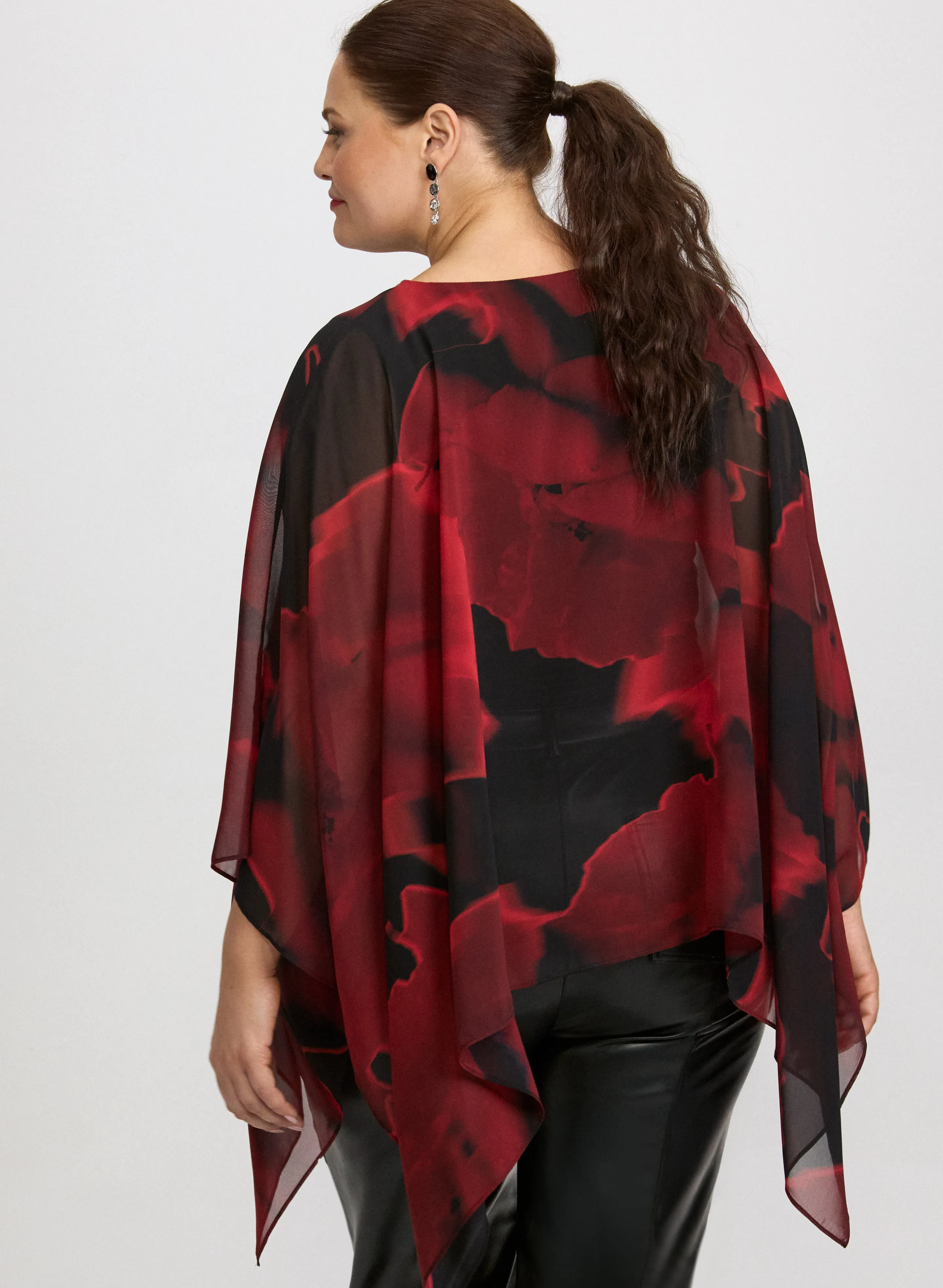 Joseph Ribkoff - Floral Chiffon Blouse sold by Laura product image thumbnail 5