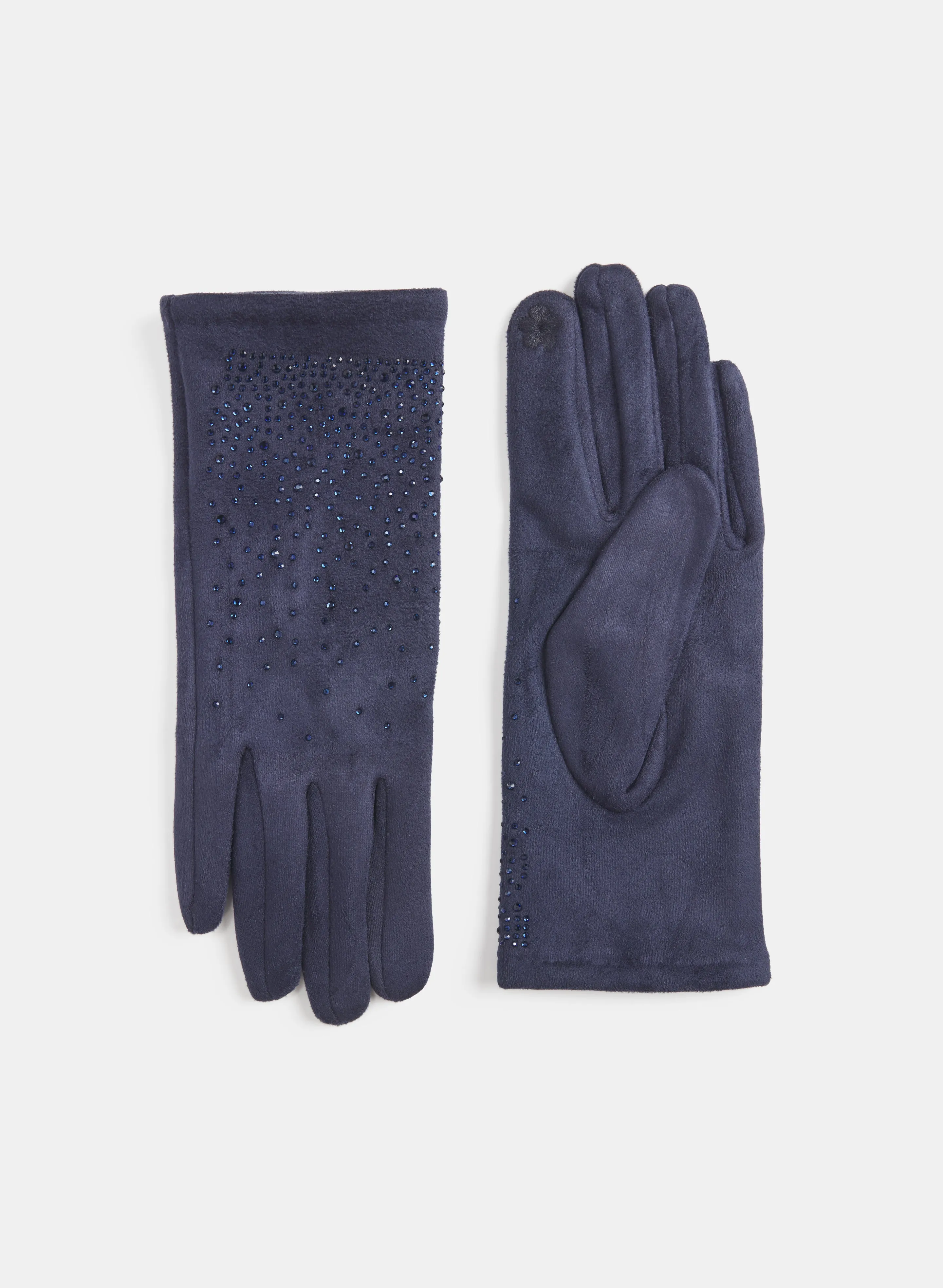 Rhinestone Detail Gloves sold by Laura