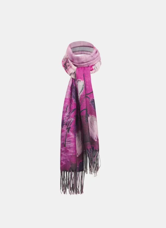 Reversible Floral Scarf sold by Laura