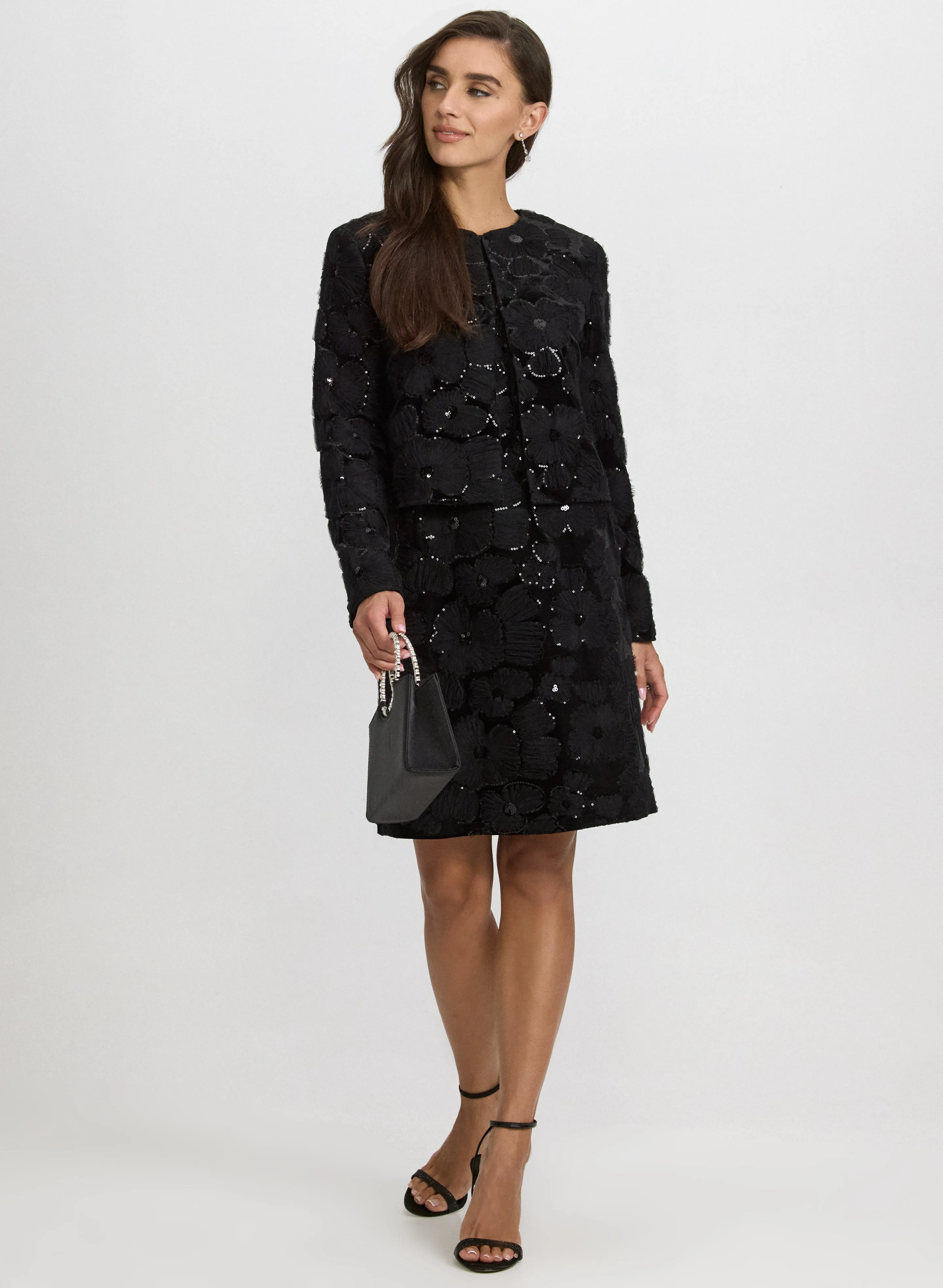 Velour Embroidered Bolero sold by Laura product image thumbnail 4