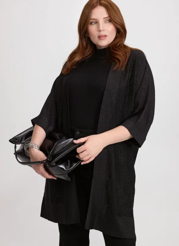 Joseph Ribkoff - Rhinestone Open Cardigan sold by Laura