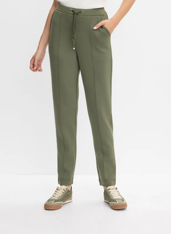 Drawstring Waist Straight-Leg Pants sold by Laura