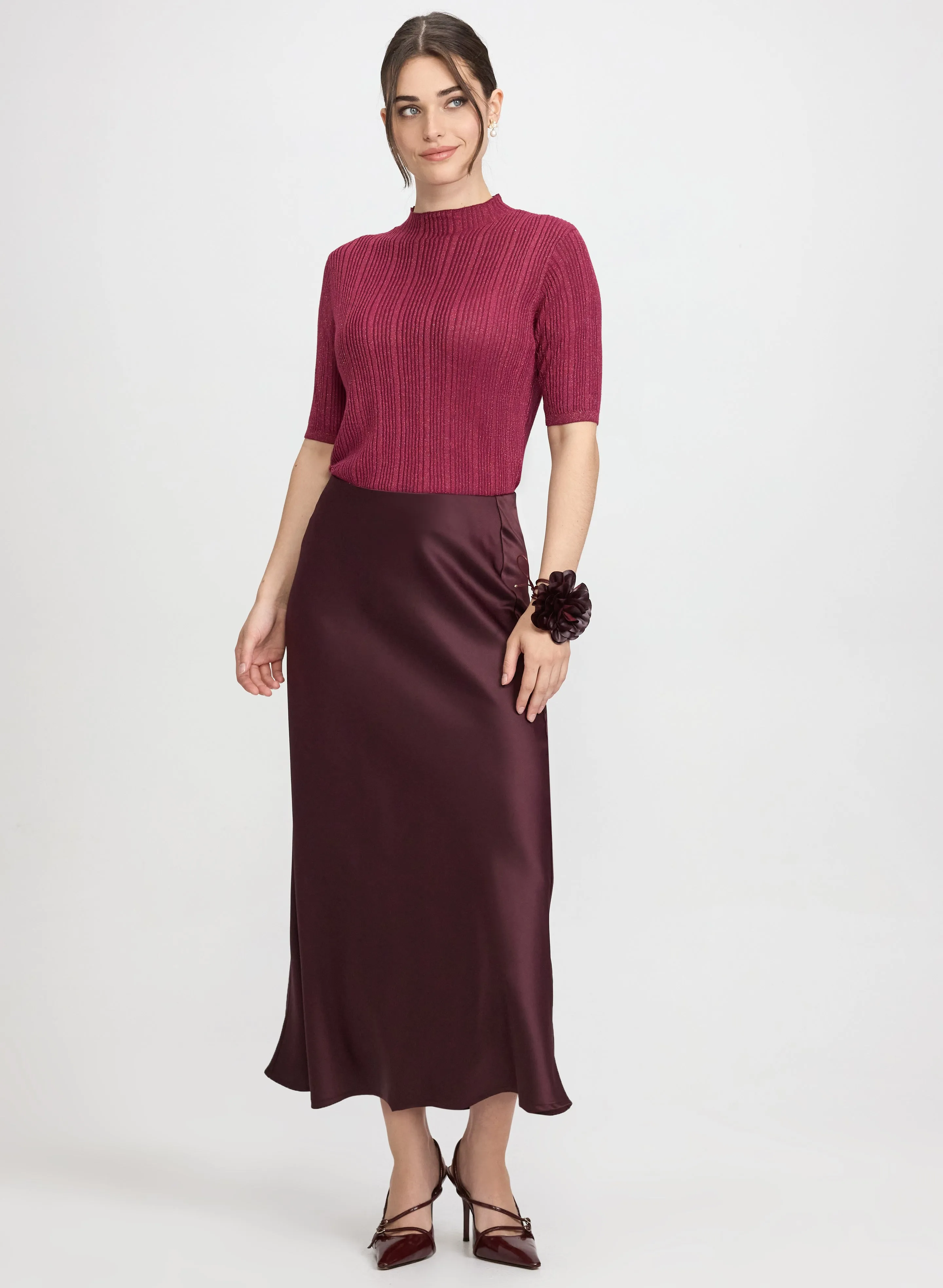 Metallic Knit Pullover sold by Laura product image thumbnail 3