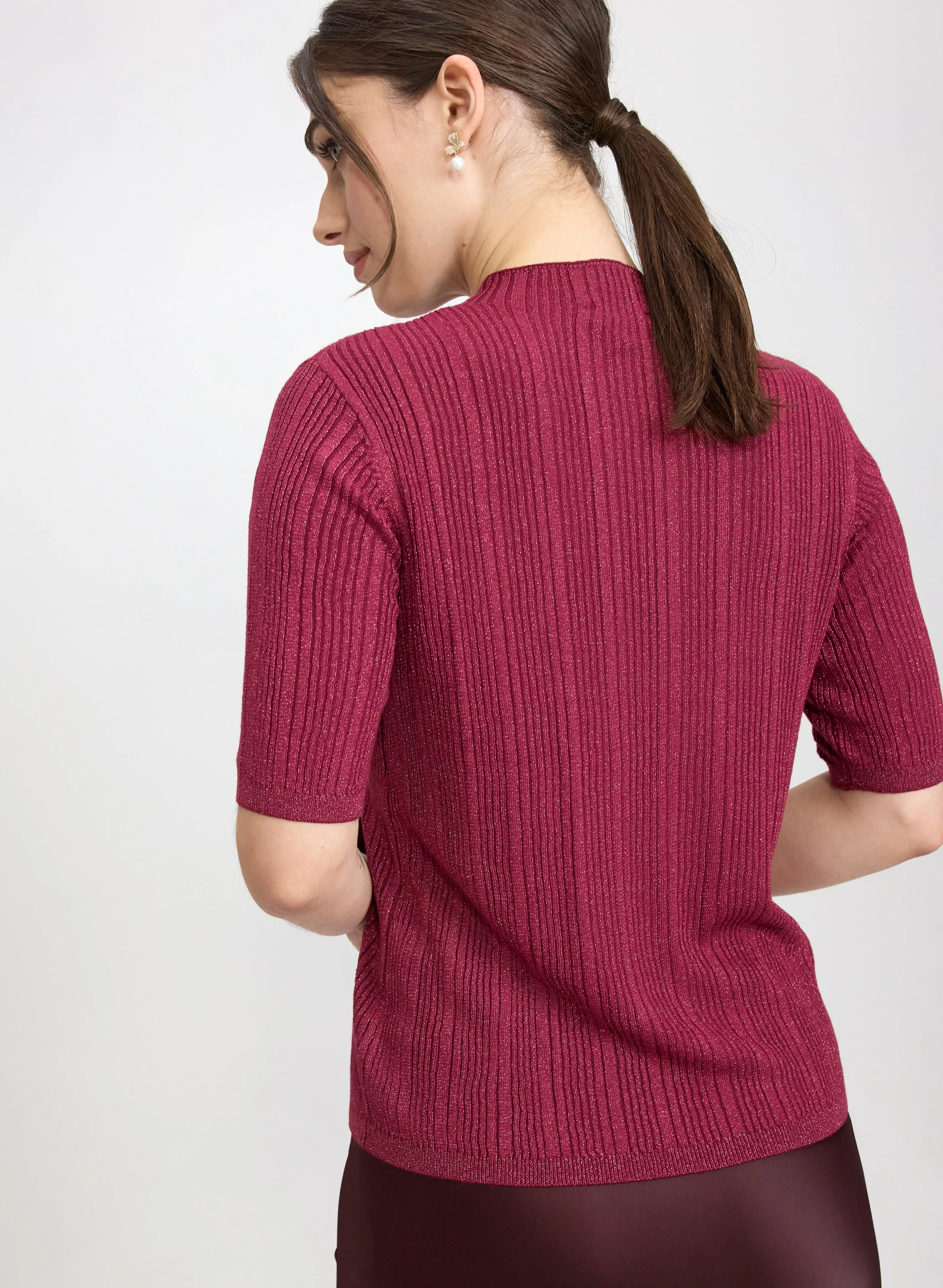 Metallic Knit Pullover sold by Laura product image thumbnail 4