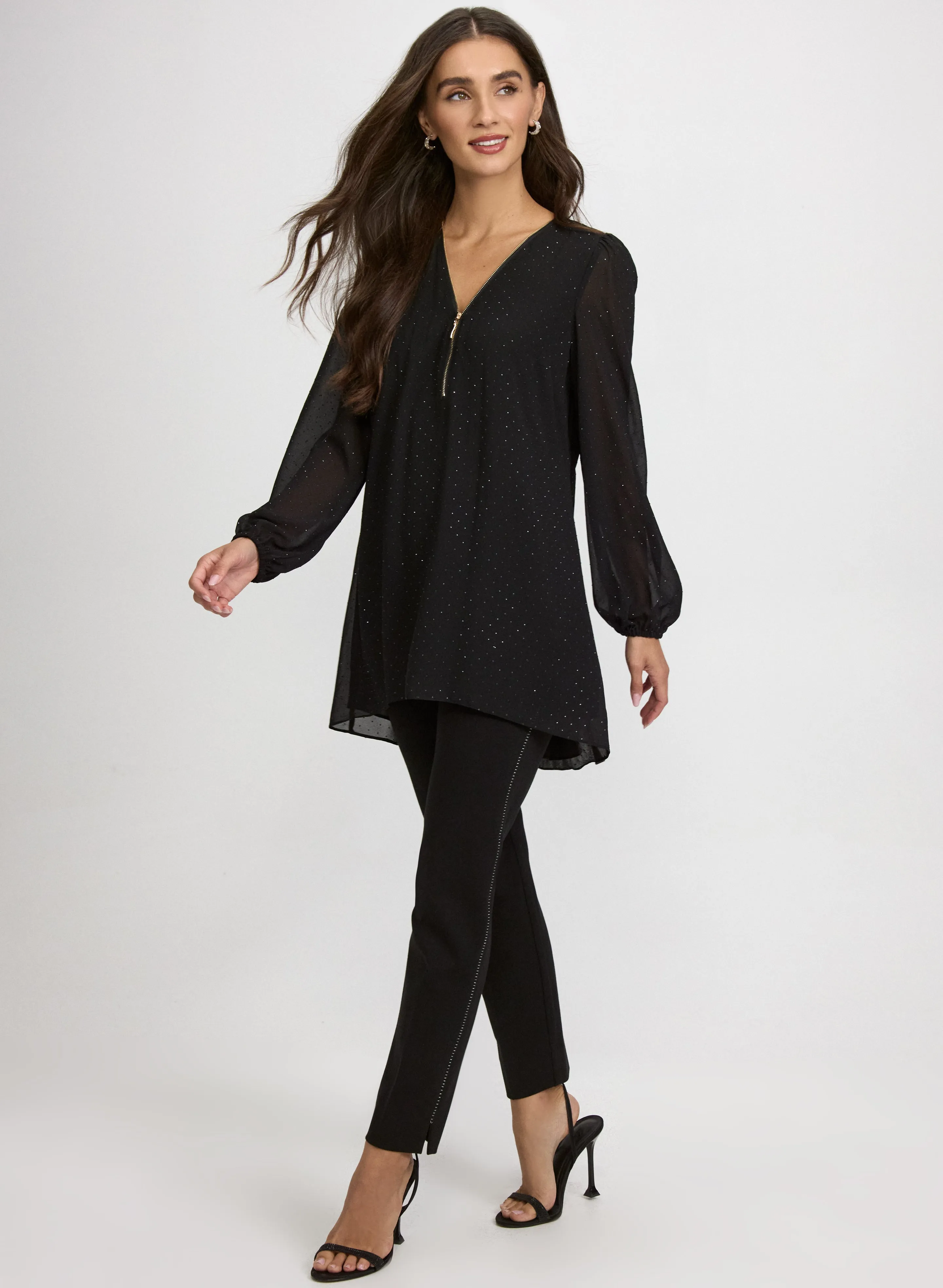 Rhinestone Chiffon Blouse sold by Laura product image thumbnail 4