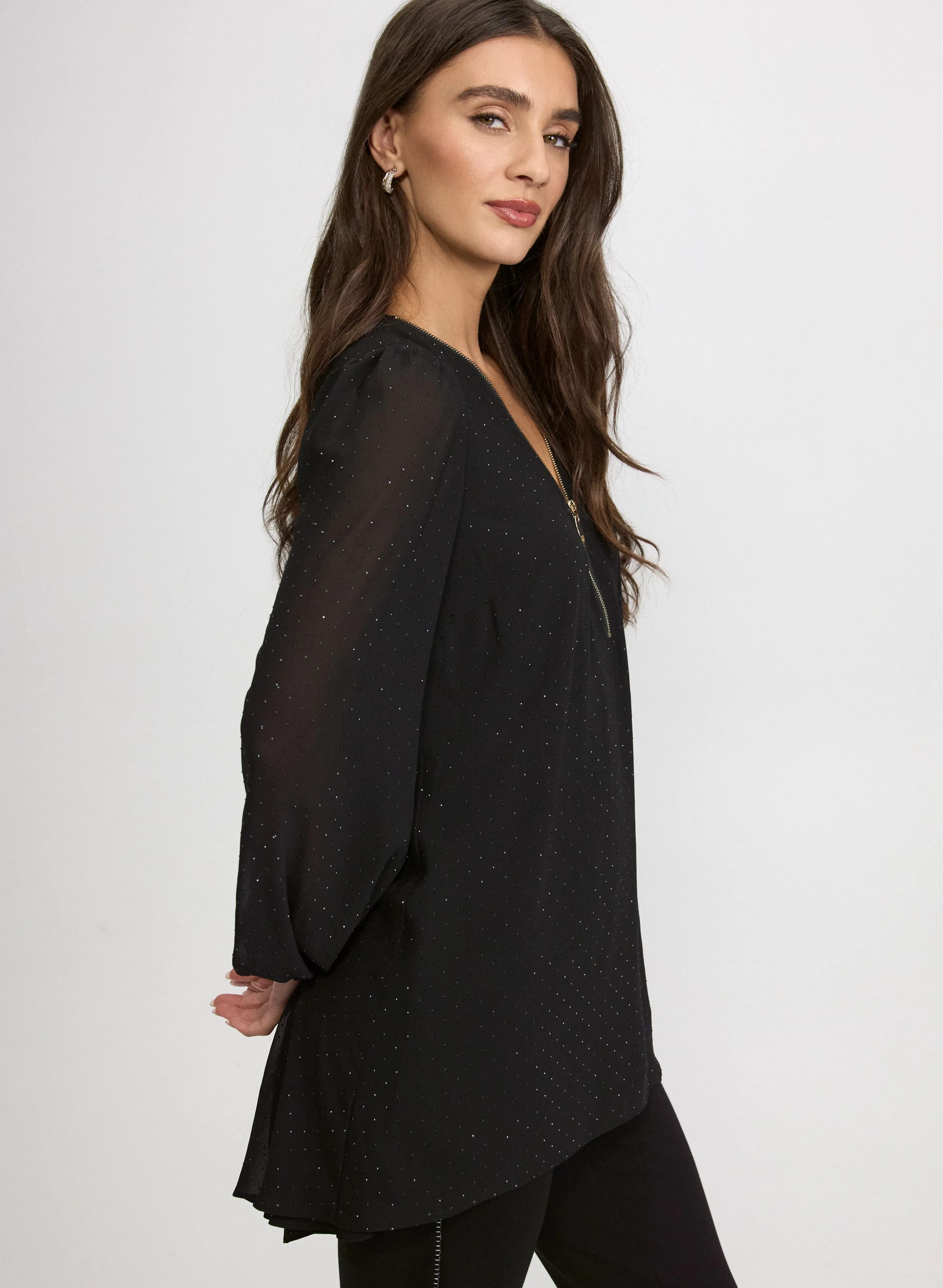 Rhinestone Chiffon Blouse sold by Laura product image thumbnail 2