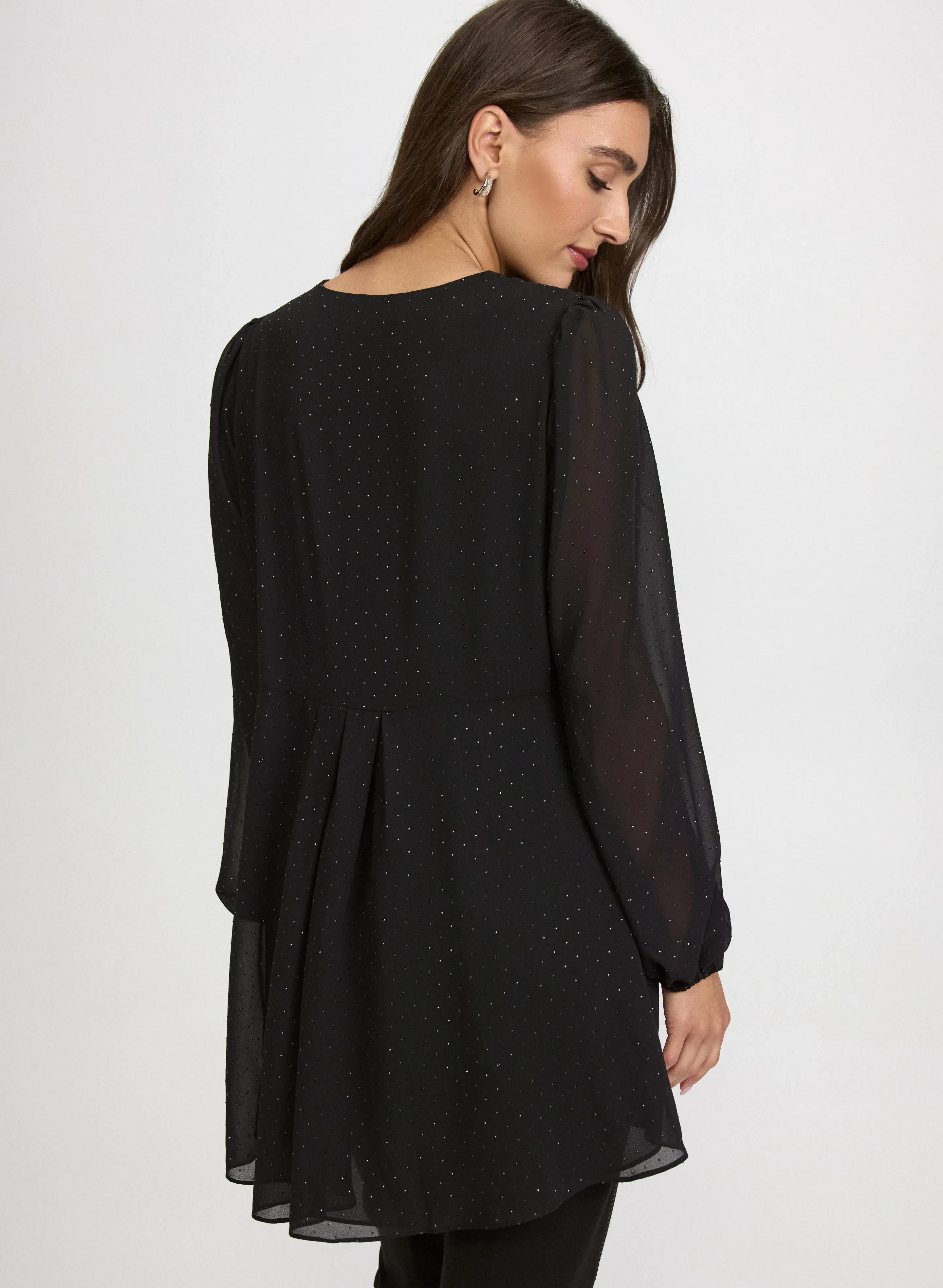 Rhinestone Chiffon Blouse sold by Laura product image thumbnail 3