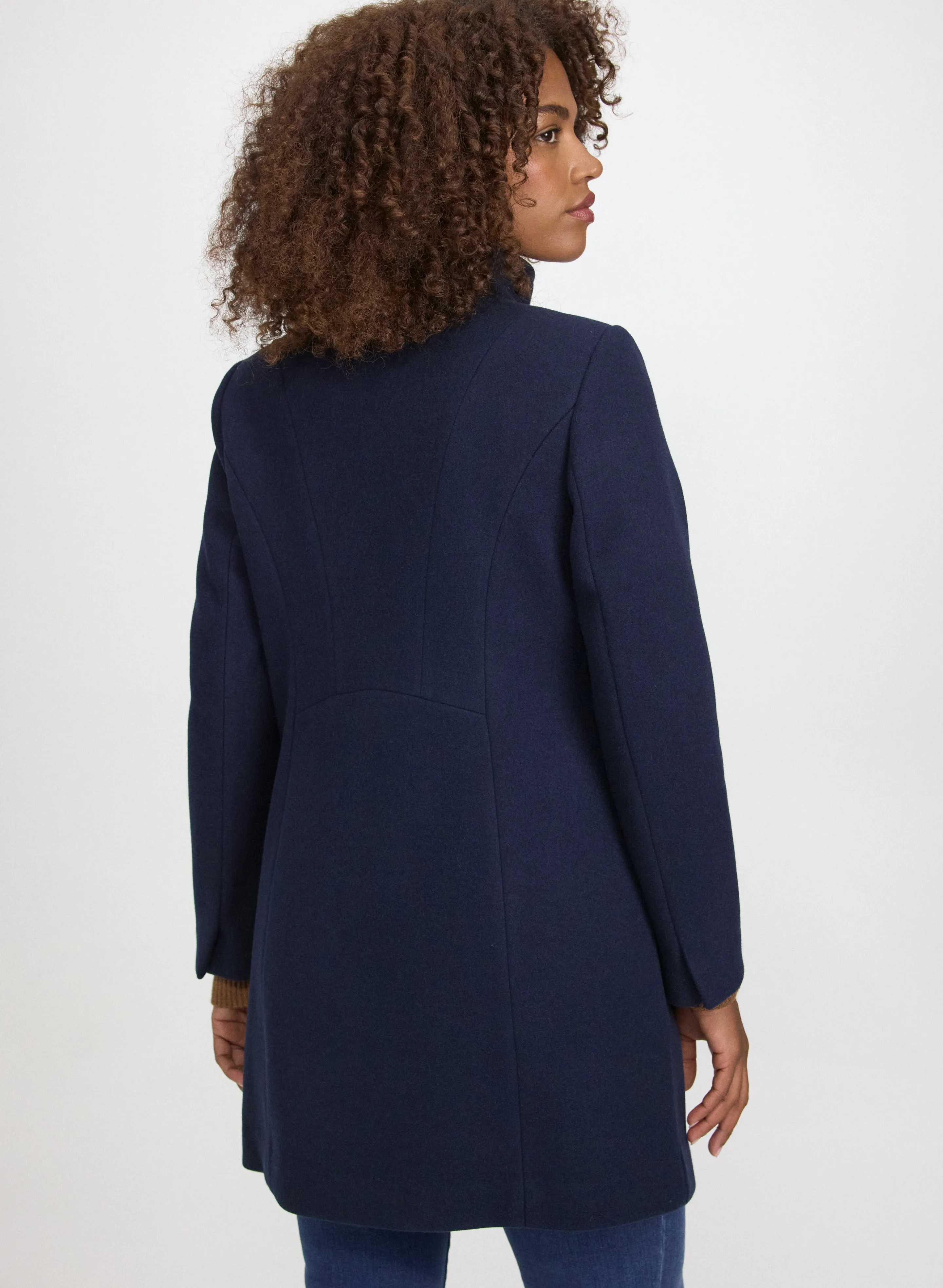 Stretch Wool-Blend Coat sold by Laura product image thumbnail 3